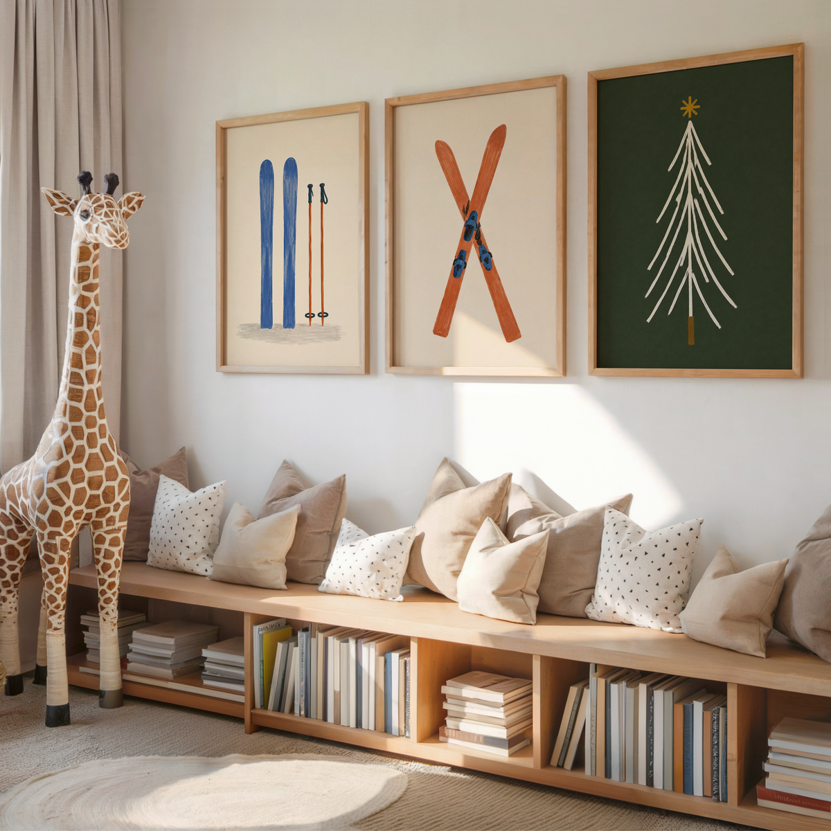 Ski Wall Art Poster