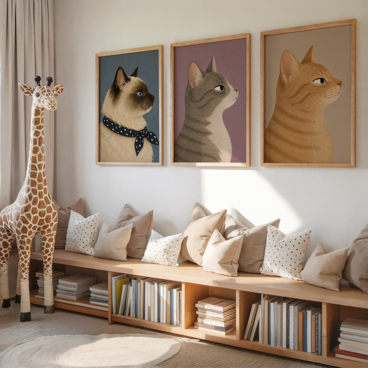 Cat Wall Art Poster