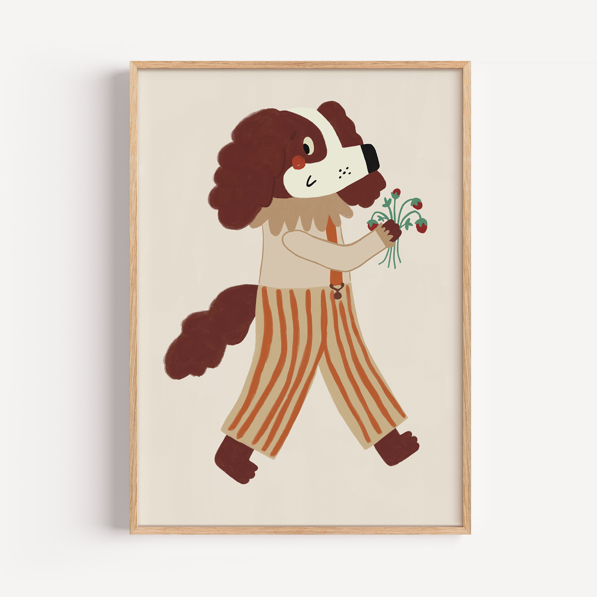 Whimsical Dog Poster