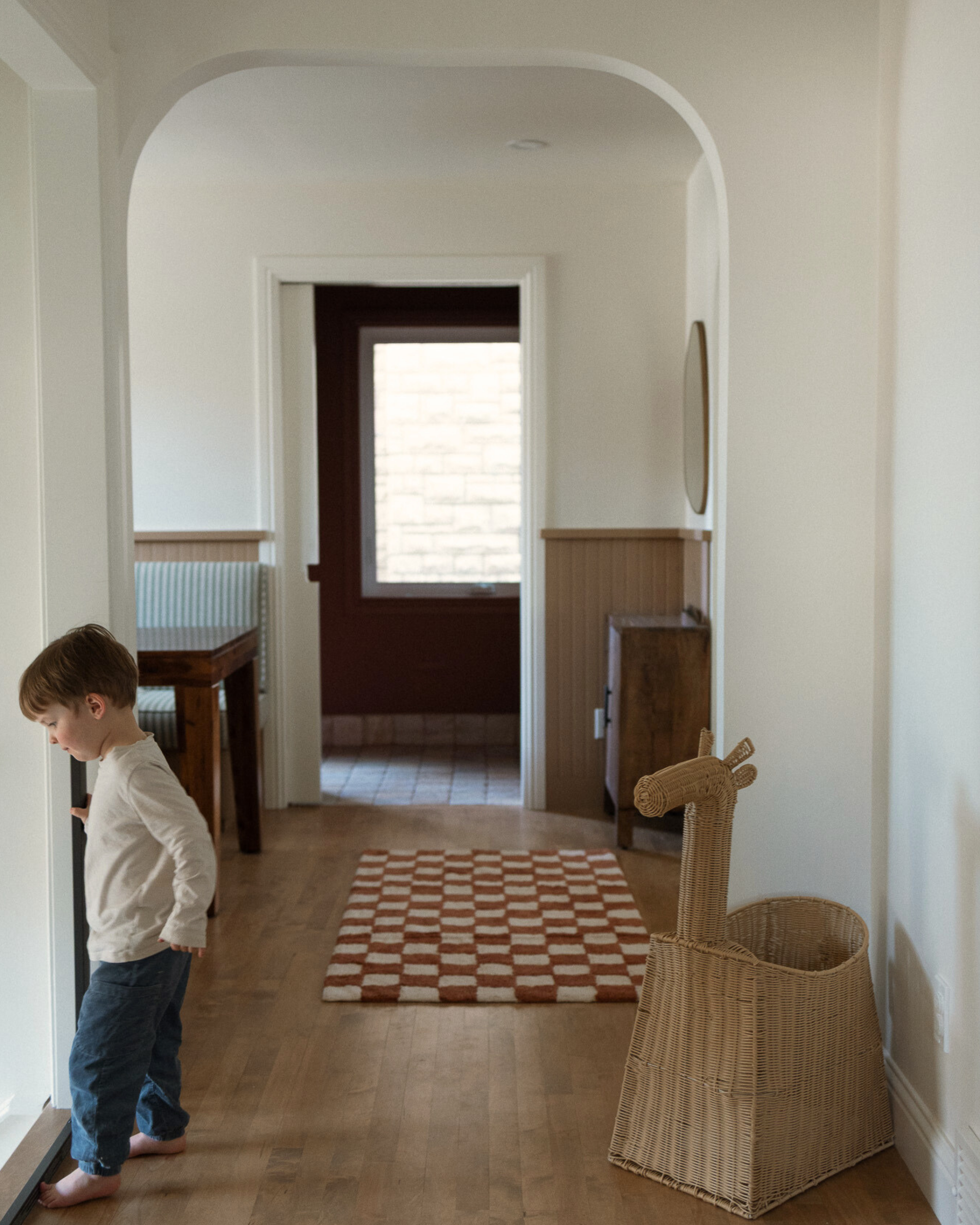 Rustic Check Rug