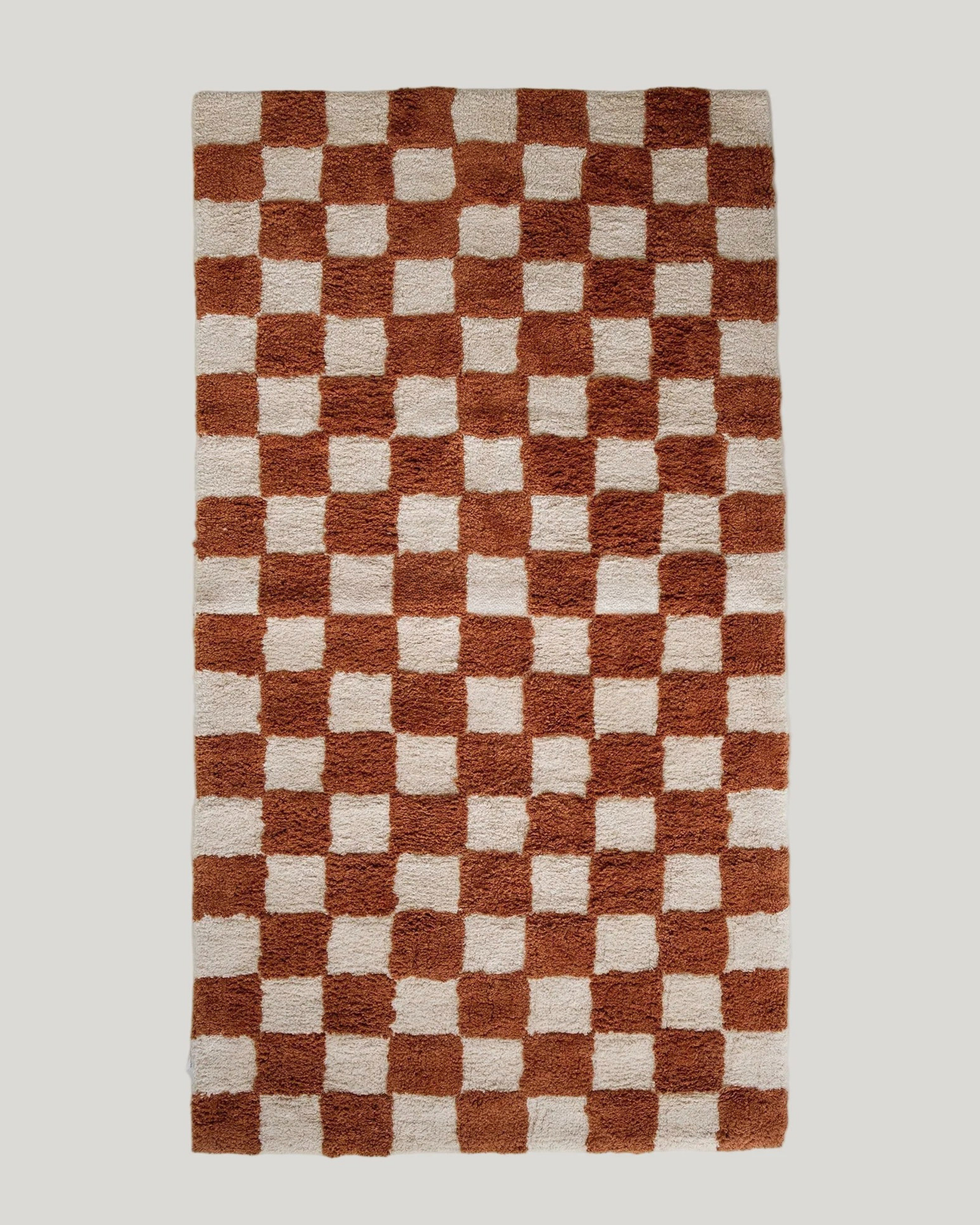 Rustic Check Rug