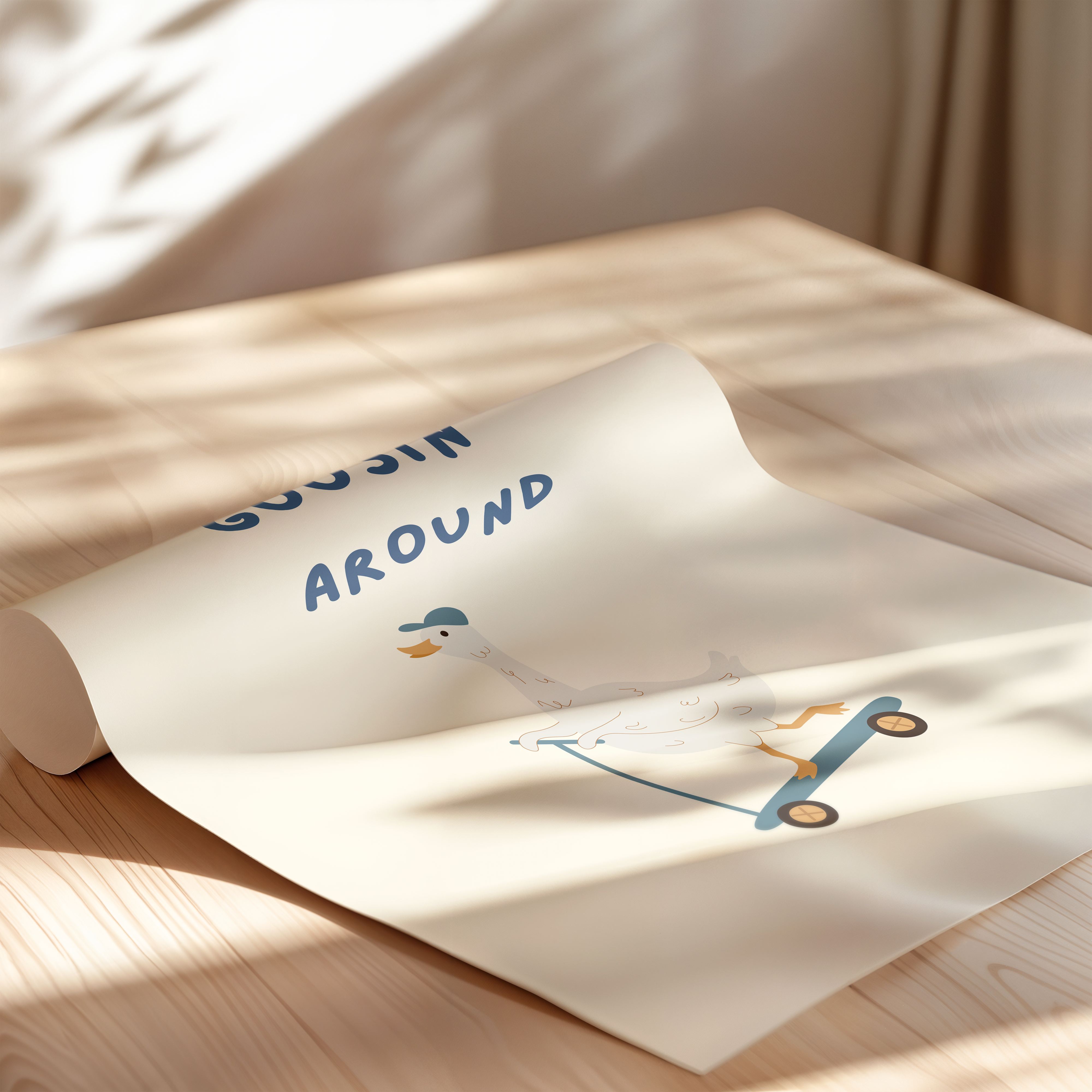 Just Goosin Around Poster