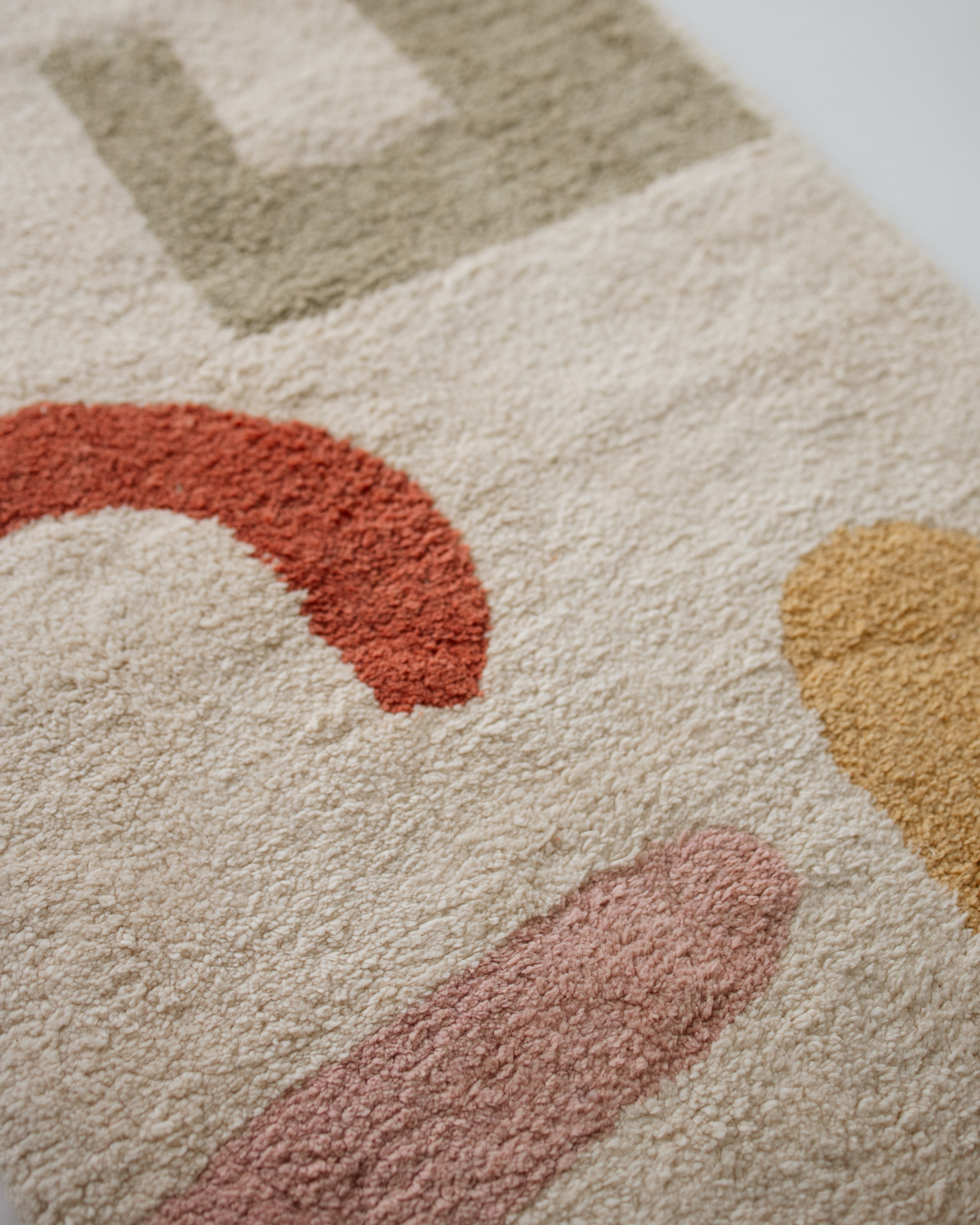 Abstract Shapes Tufted Bath Mat