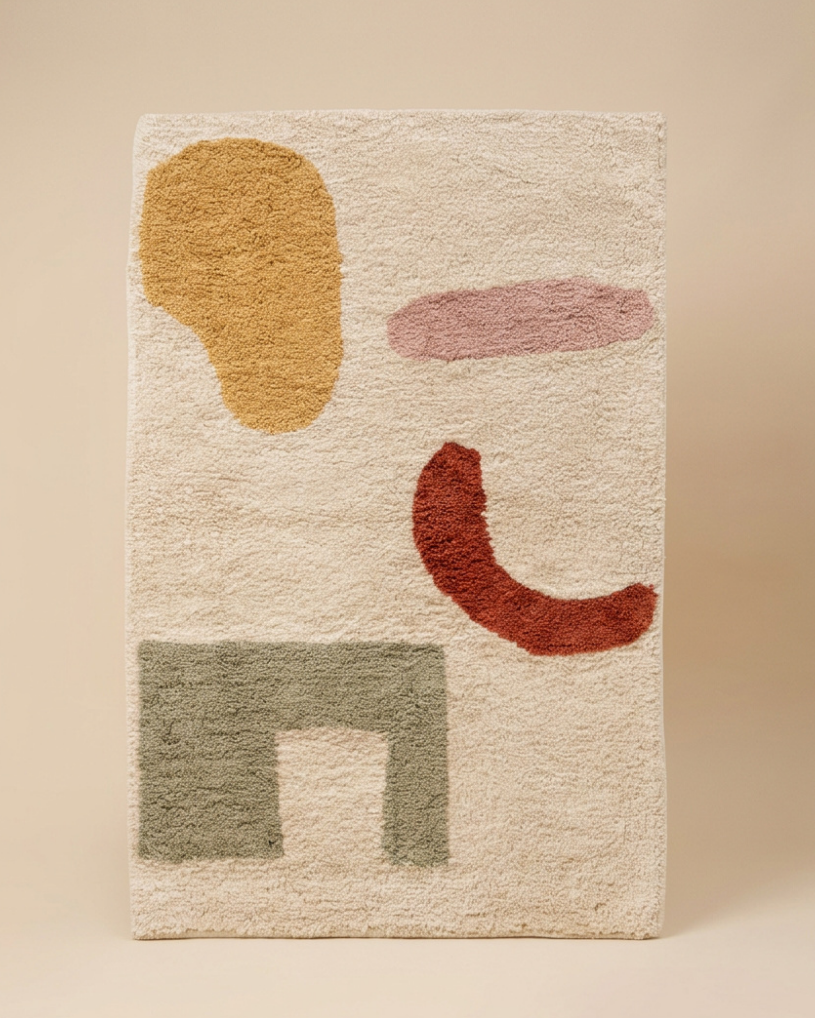 Abstract Shapes Tufted Bath Mat