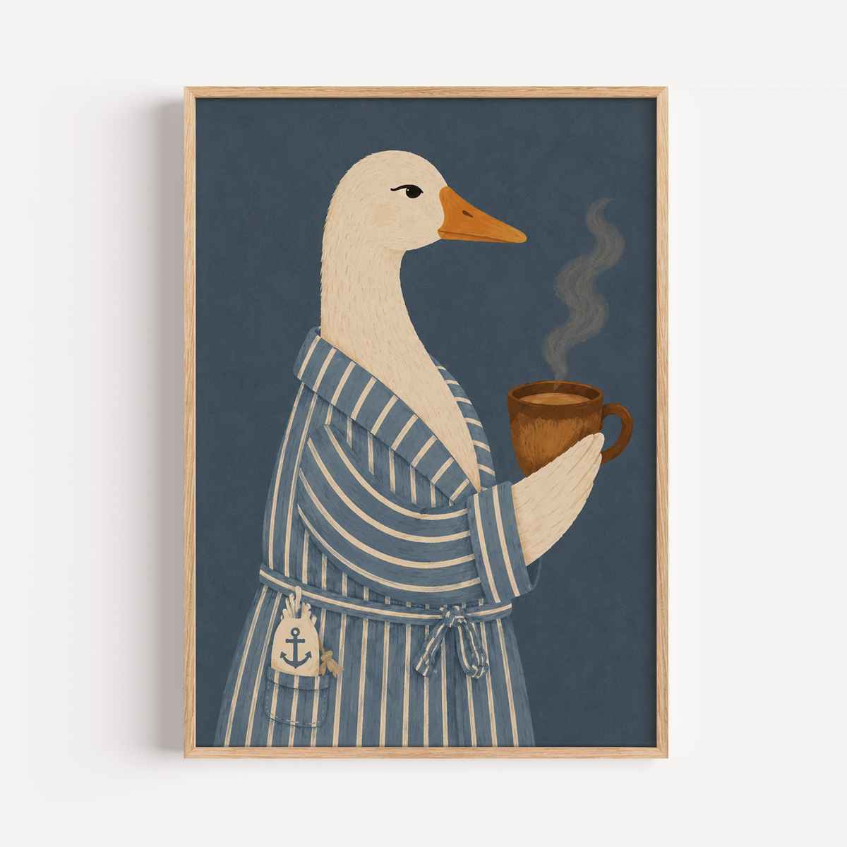 Cozy Goose Wall Art Poster