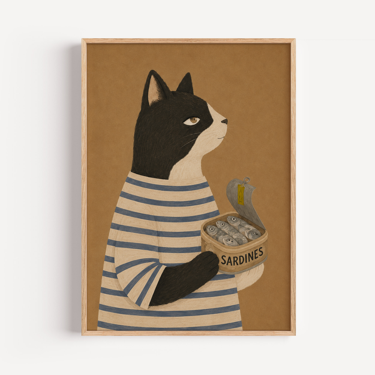 Sailor Cat Wall Art Poster