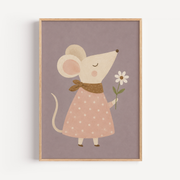 Mouse Daisy Wall Art Poster