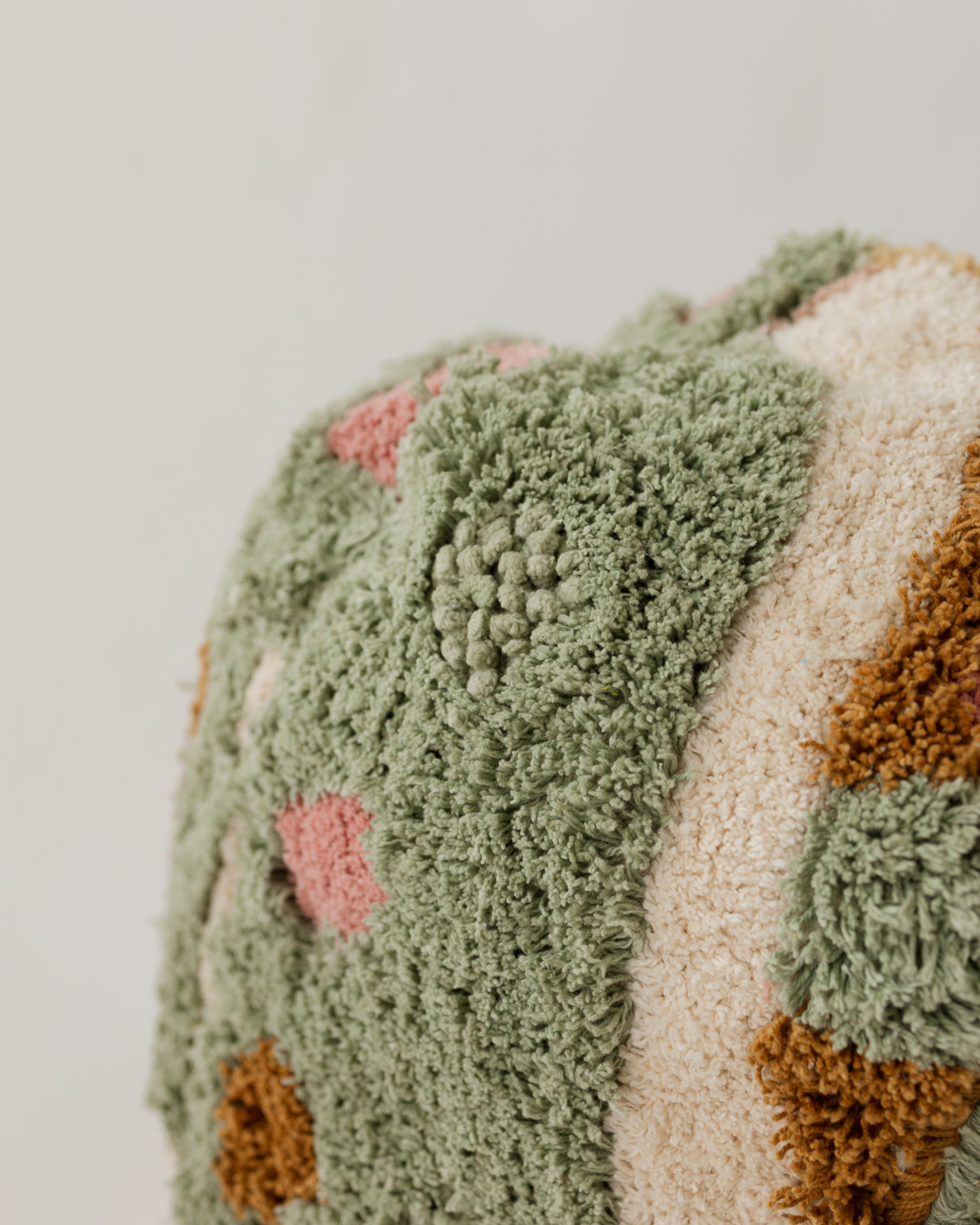 Meadow Play Textured Pouf