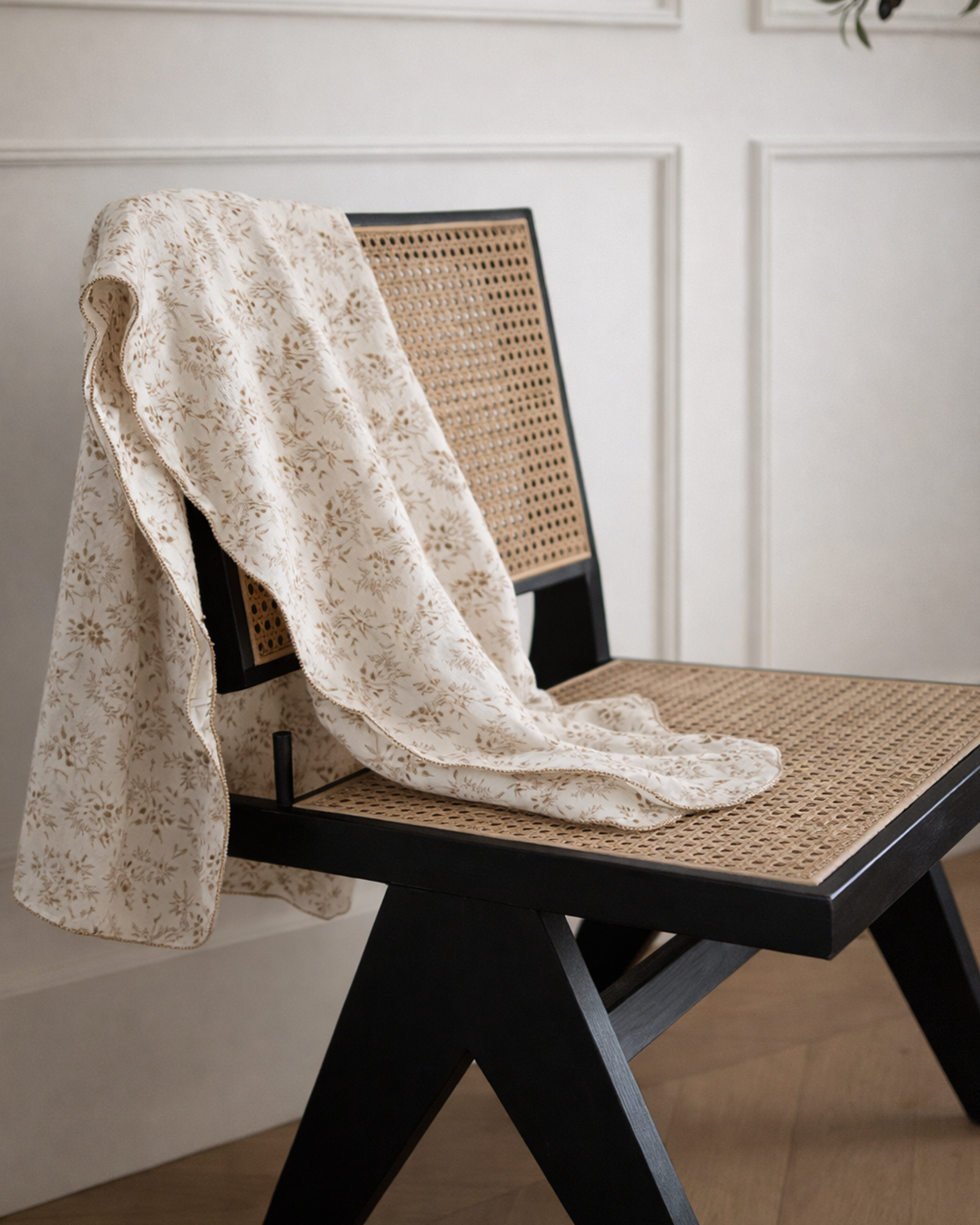 Double-Layer Cotton Muslin Swaddle Blanket – Vintage Floral