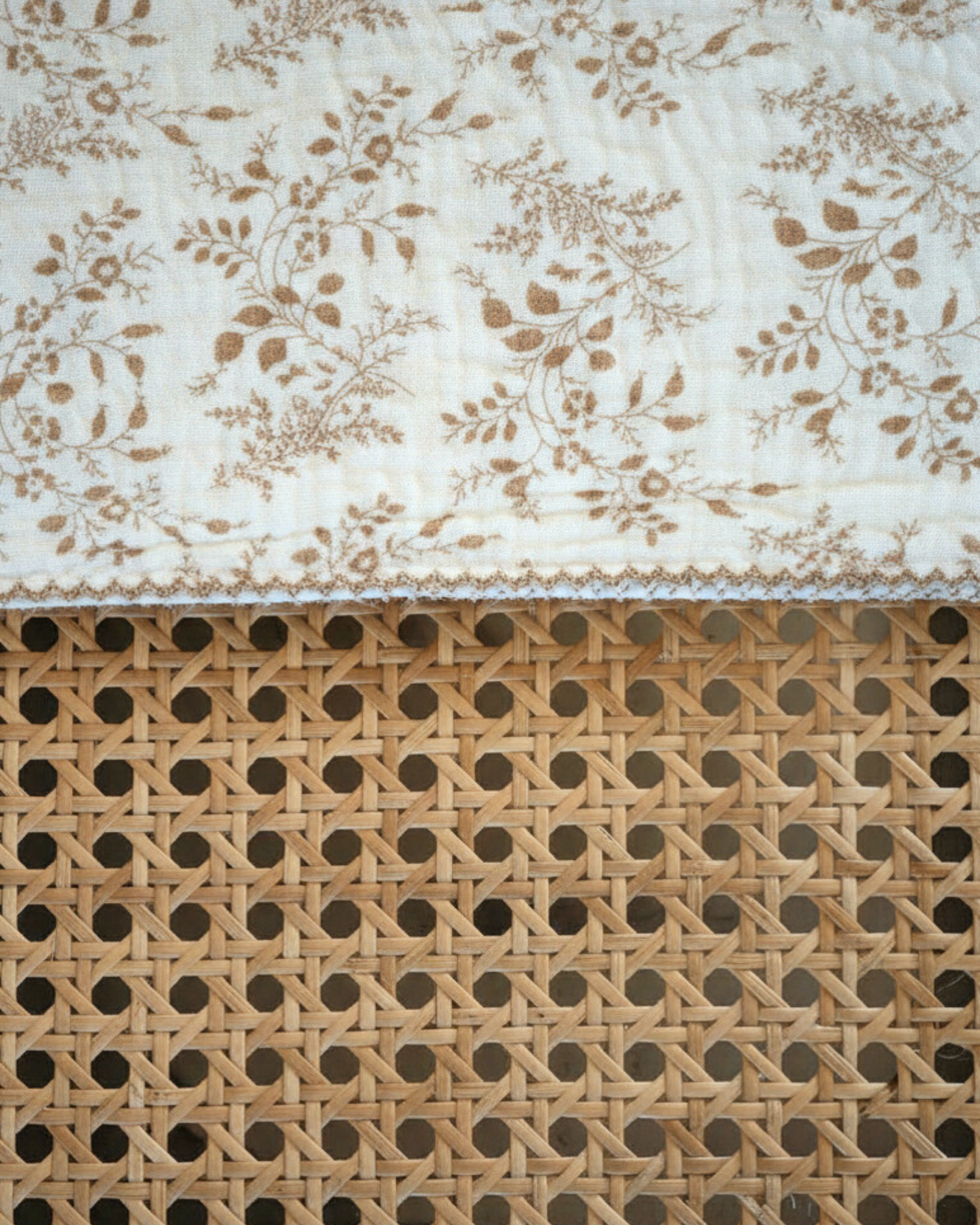 Double-Layer Cotton Muslin Swaddle Blanket – Vintage Floral