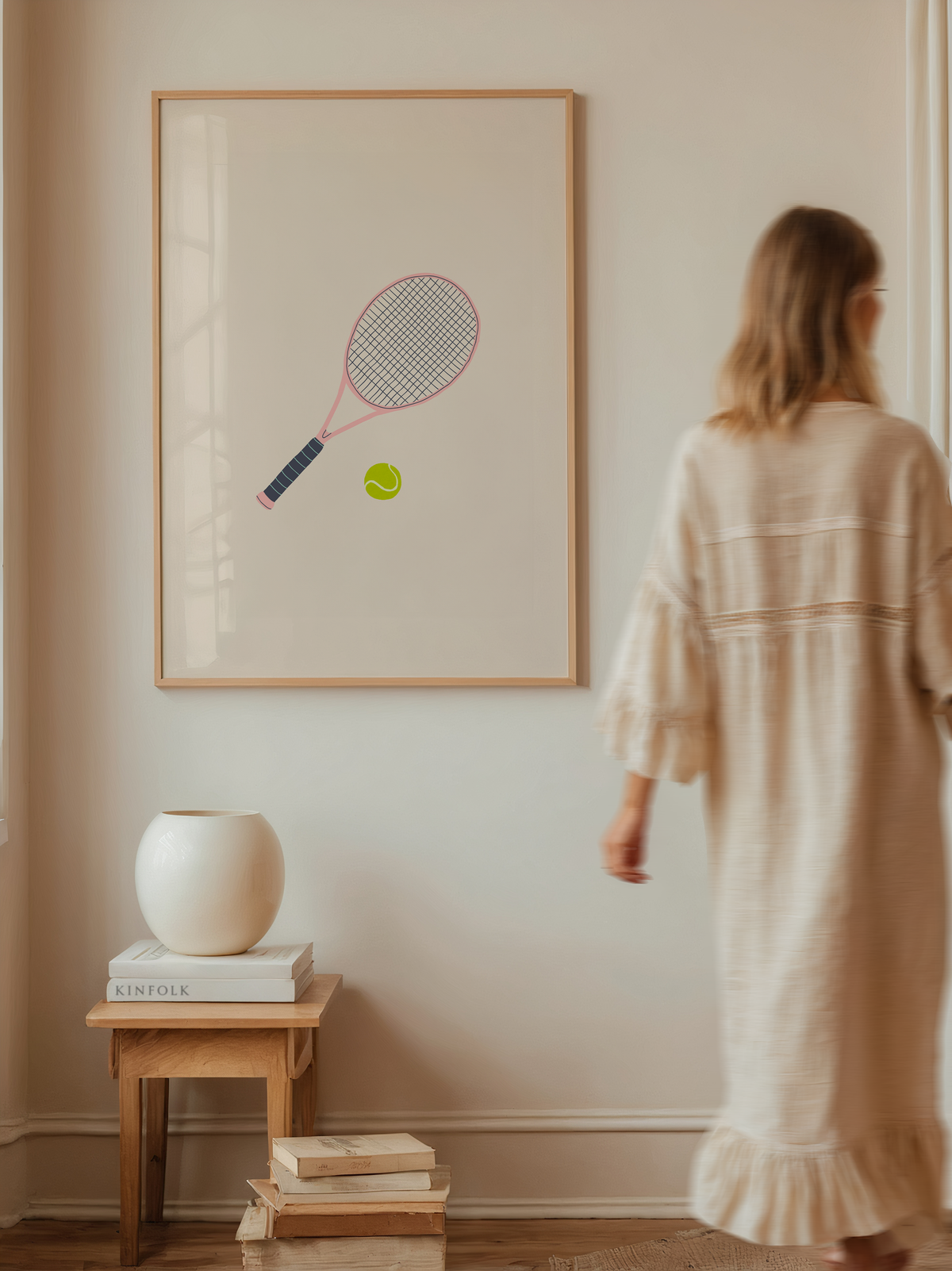 Head Racket Poster Racket Poster | Kids Decor and Wall Art Poster | JUJA Kids
