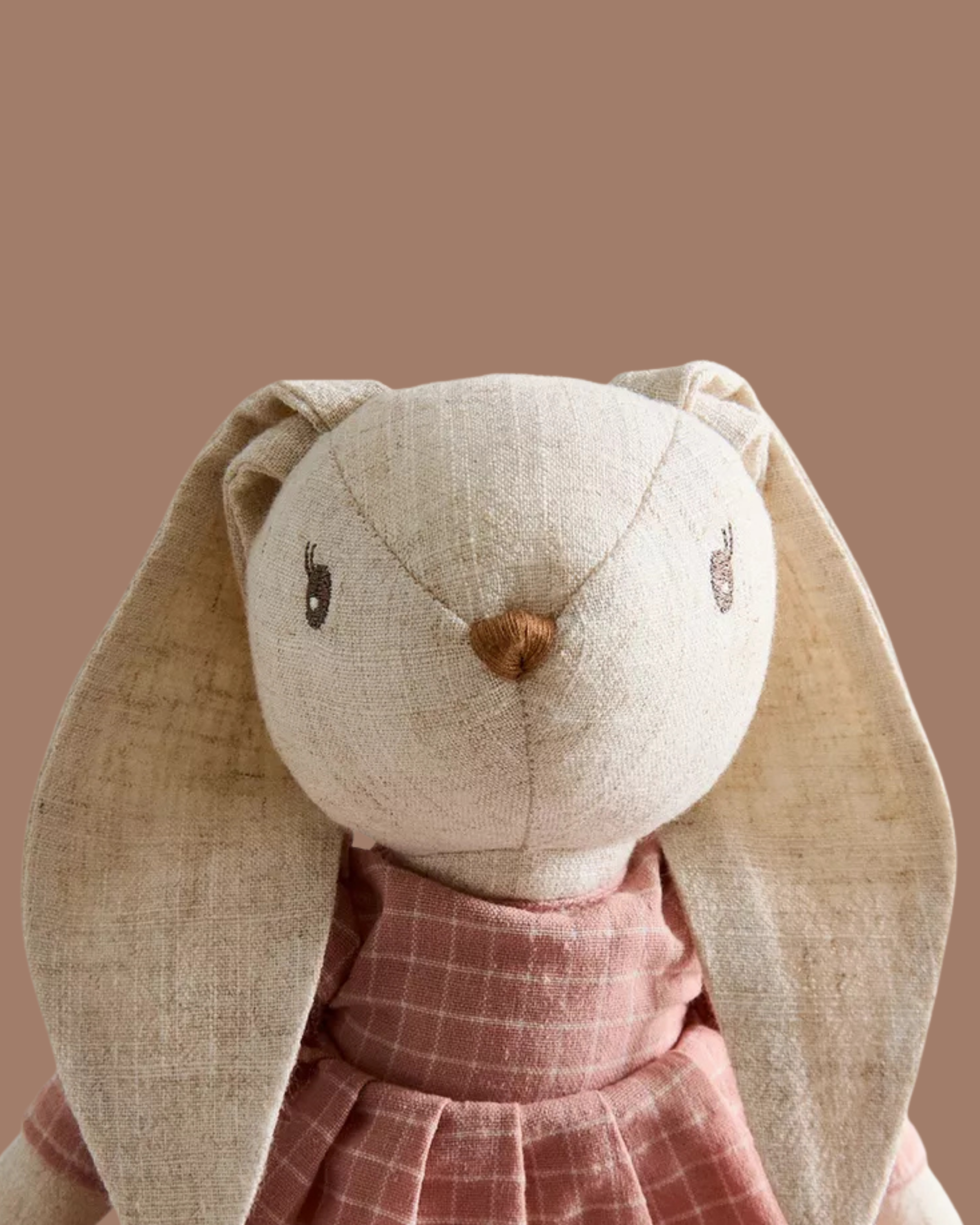Pink Dress Bunny Plush Toy