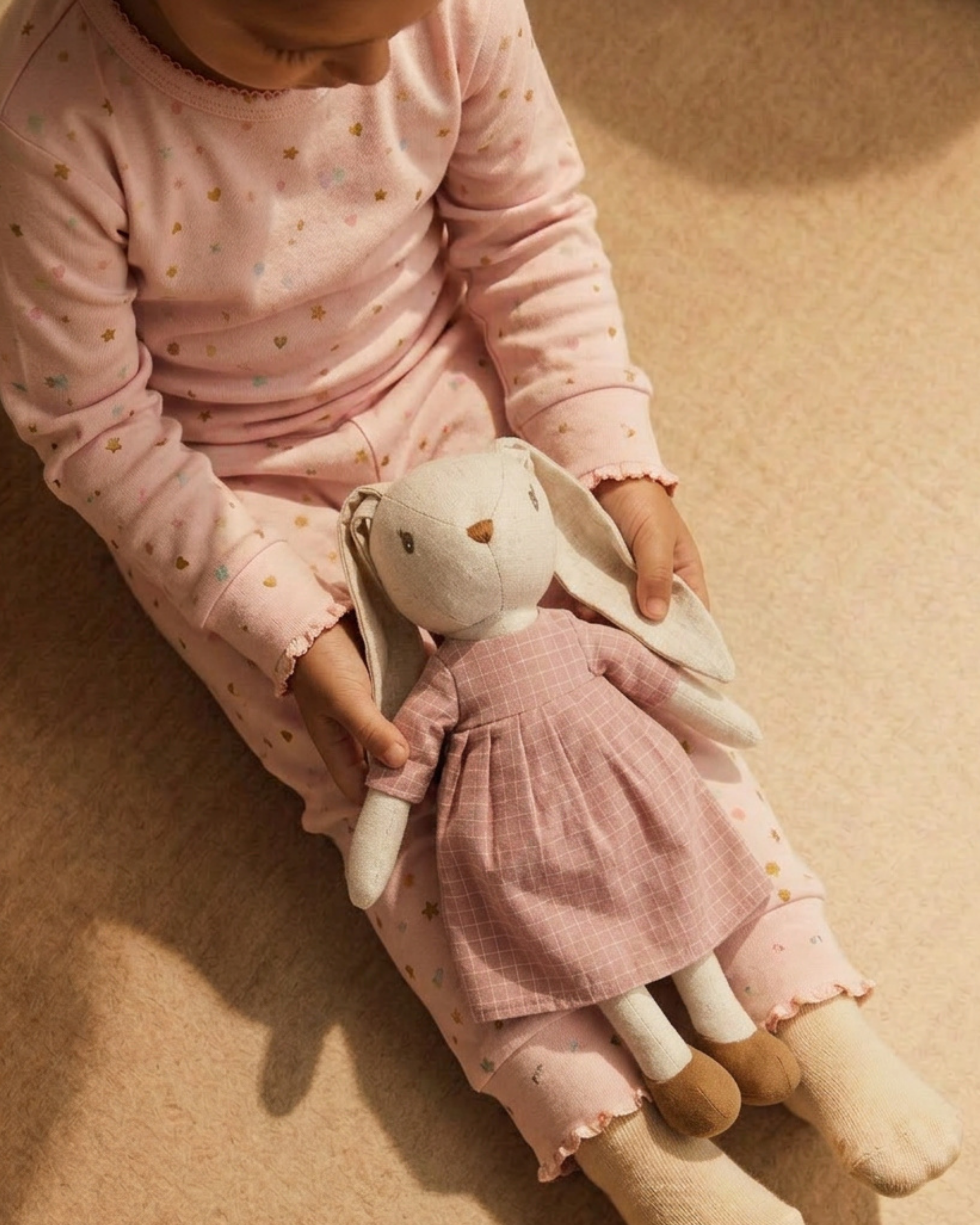Pink Dress Bunny Plush Toy