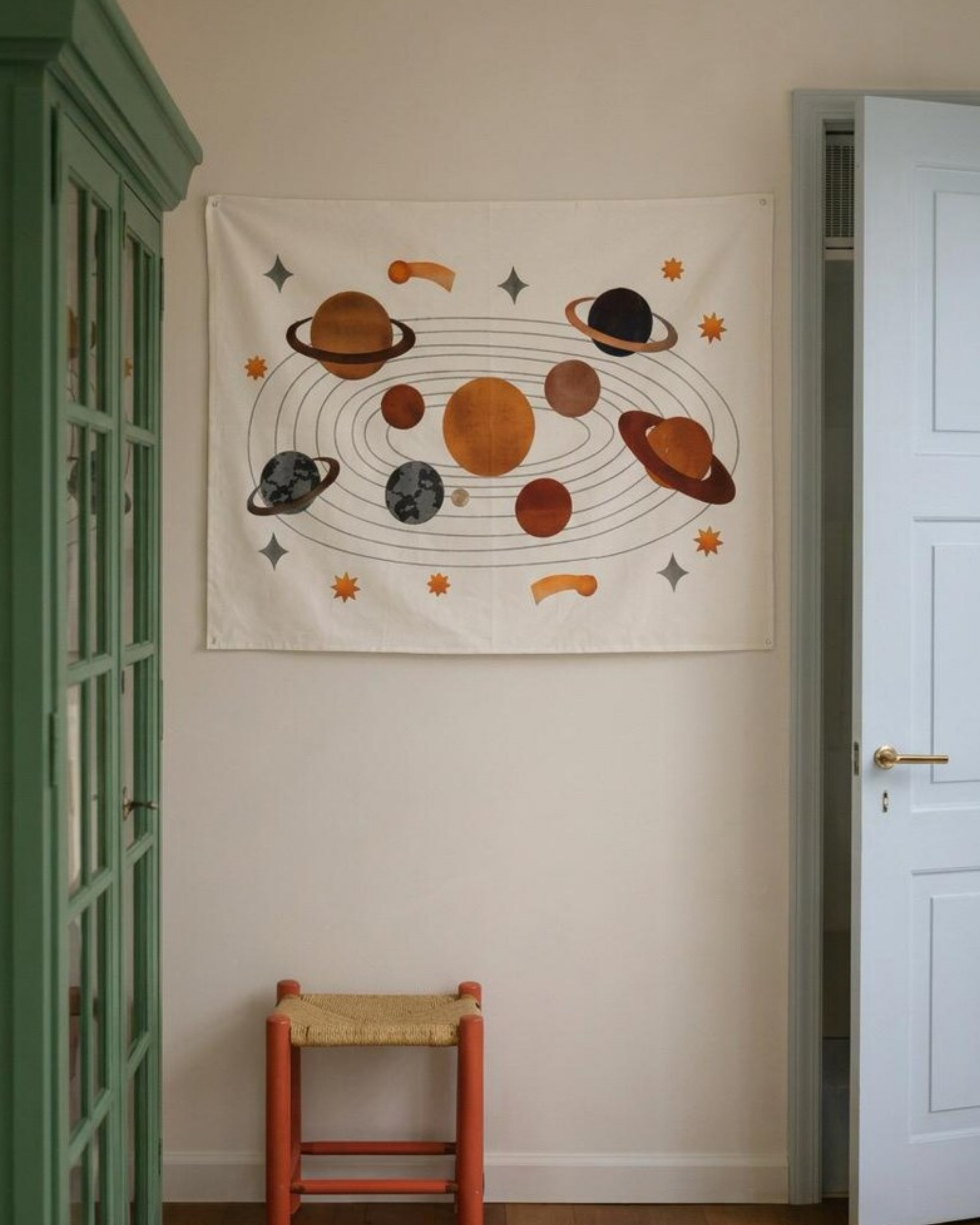 Solar System Canvas Wall Hanging