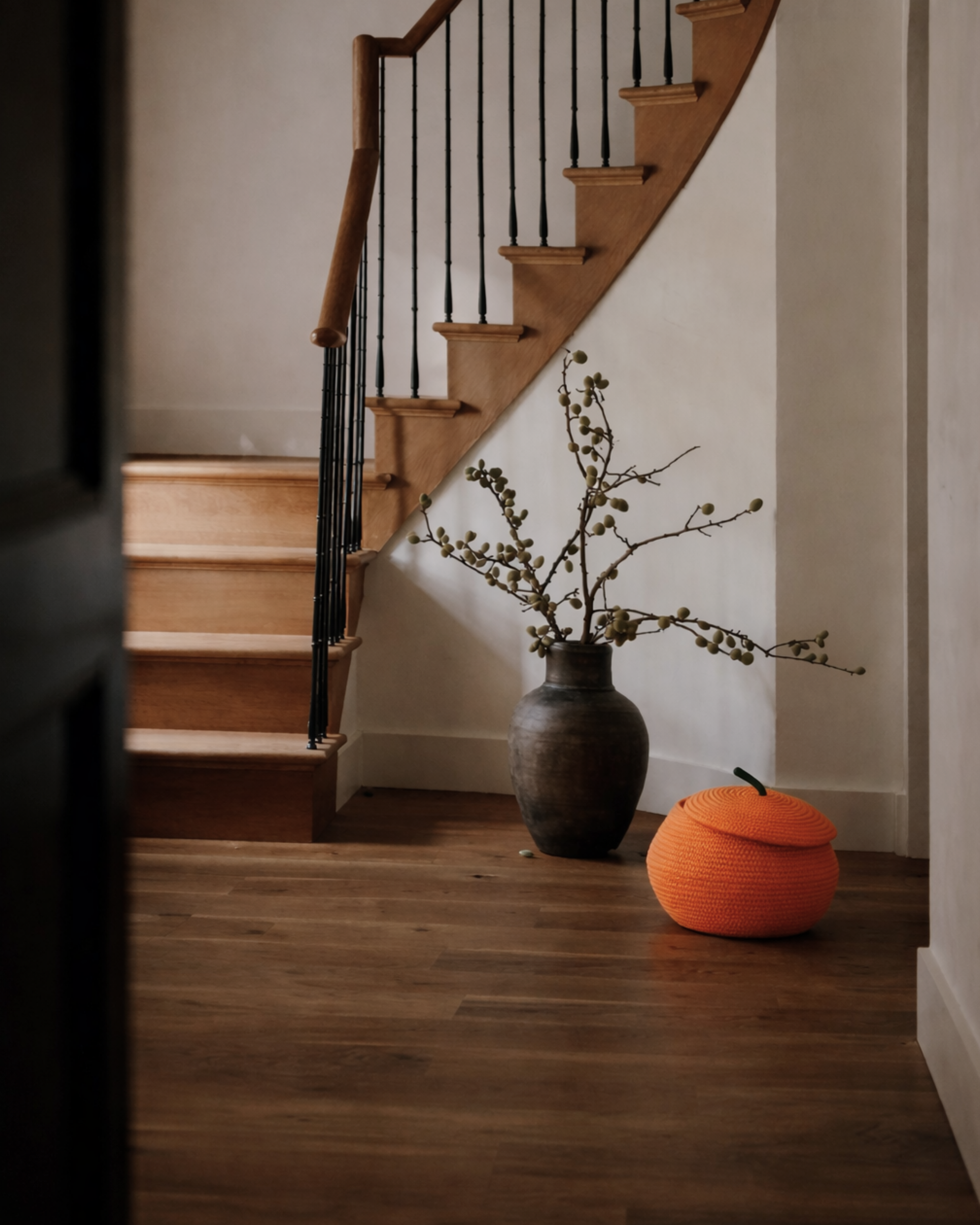 Orange Rope Basket
