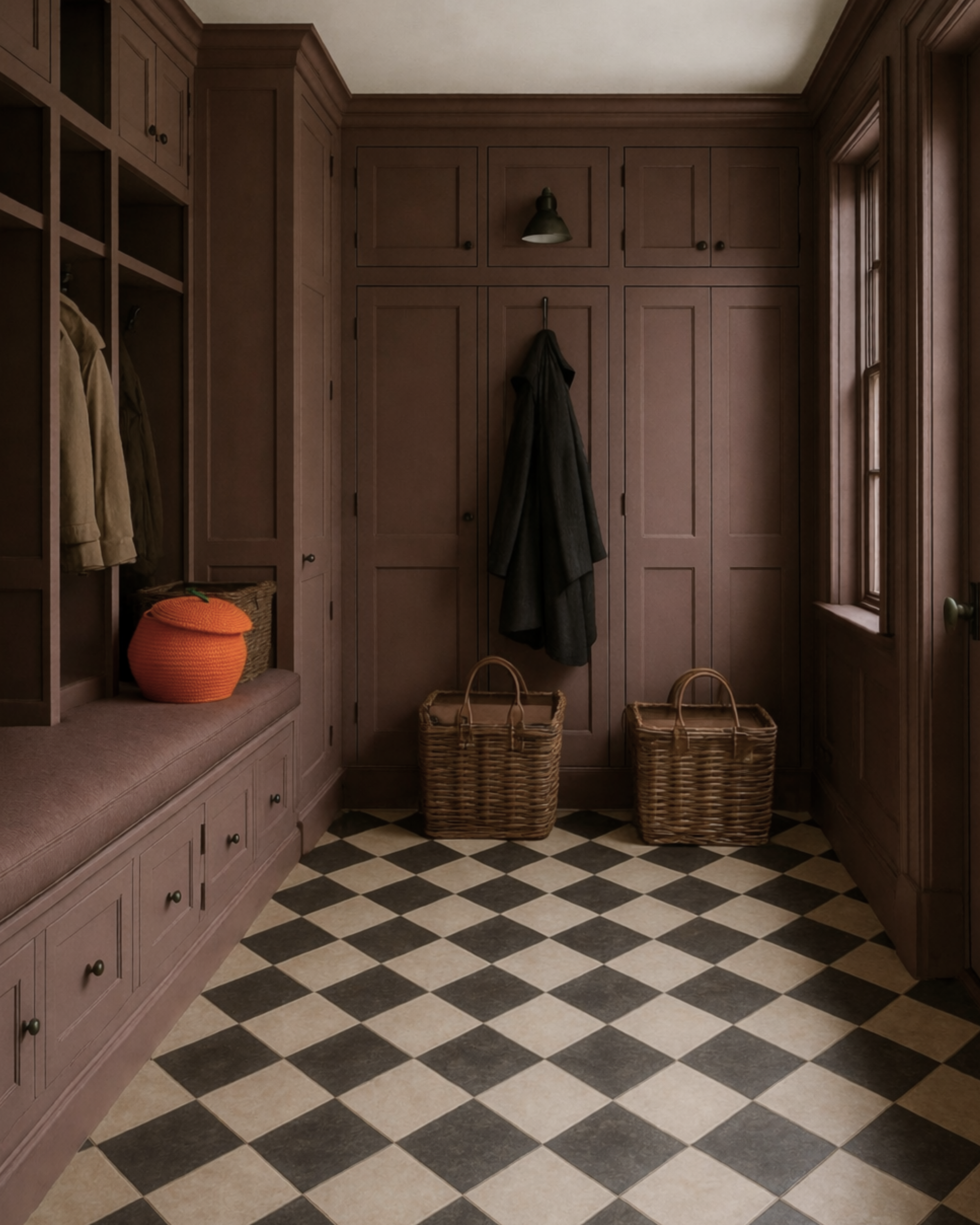 Orange Rope Basket