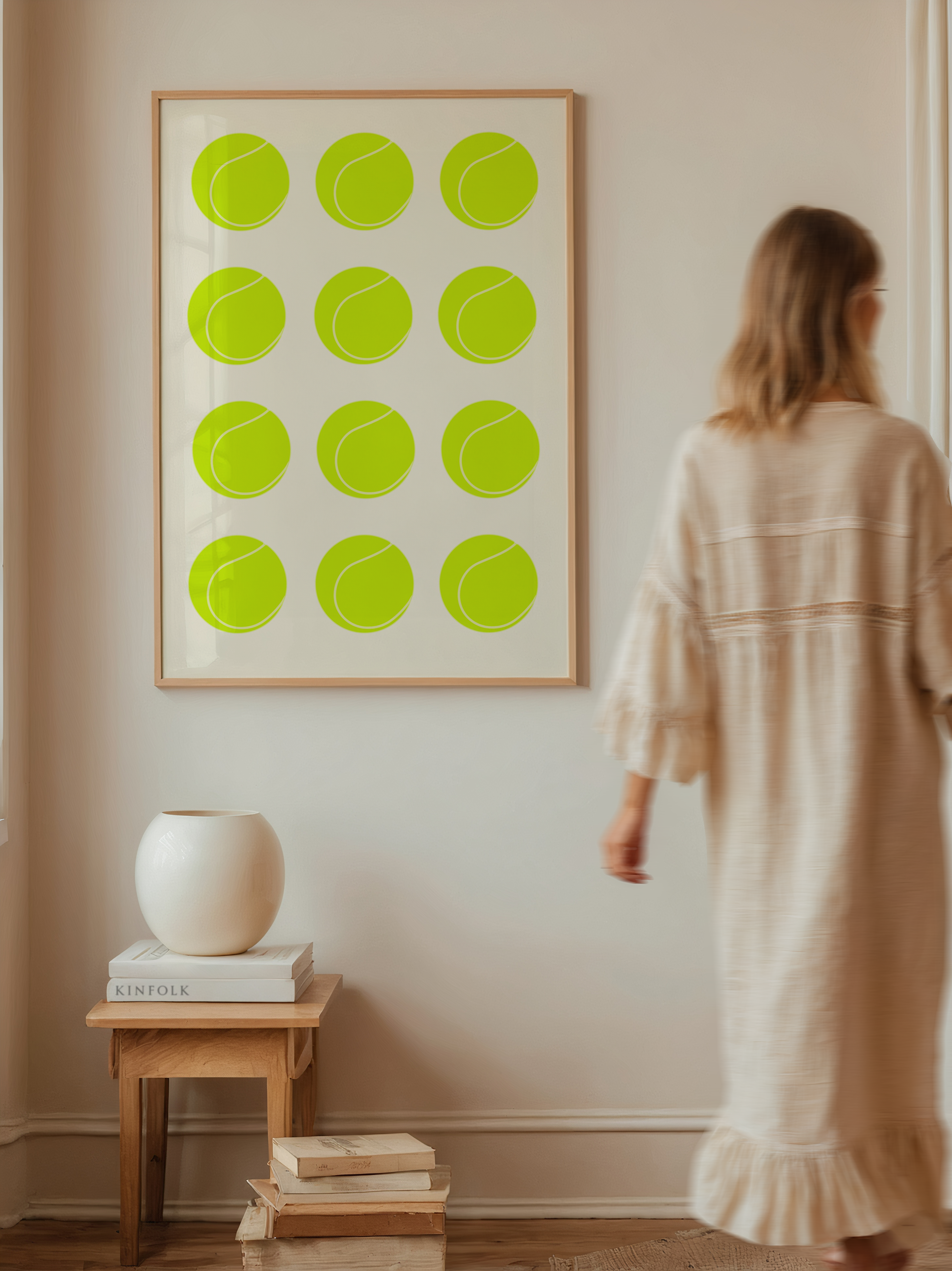 Green Tennis Balls Poster