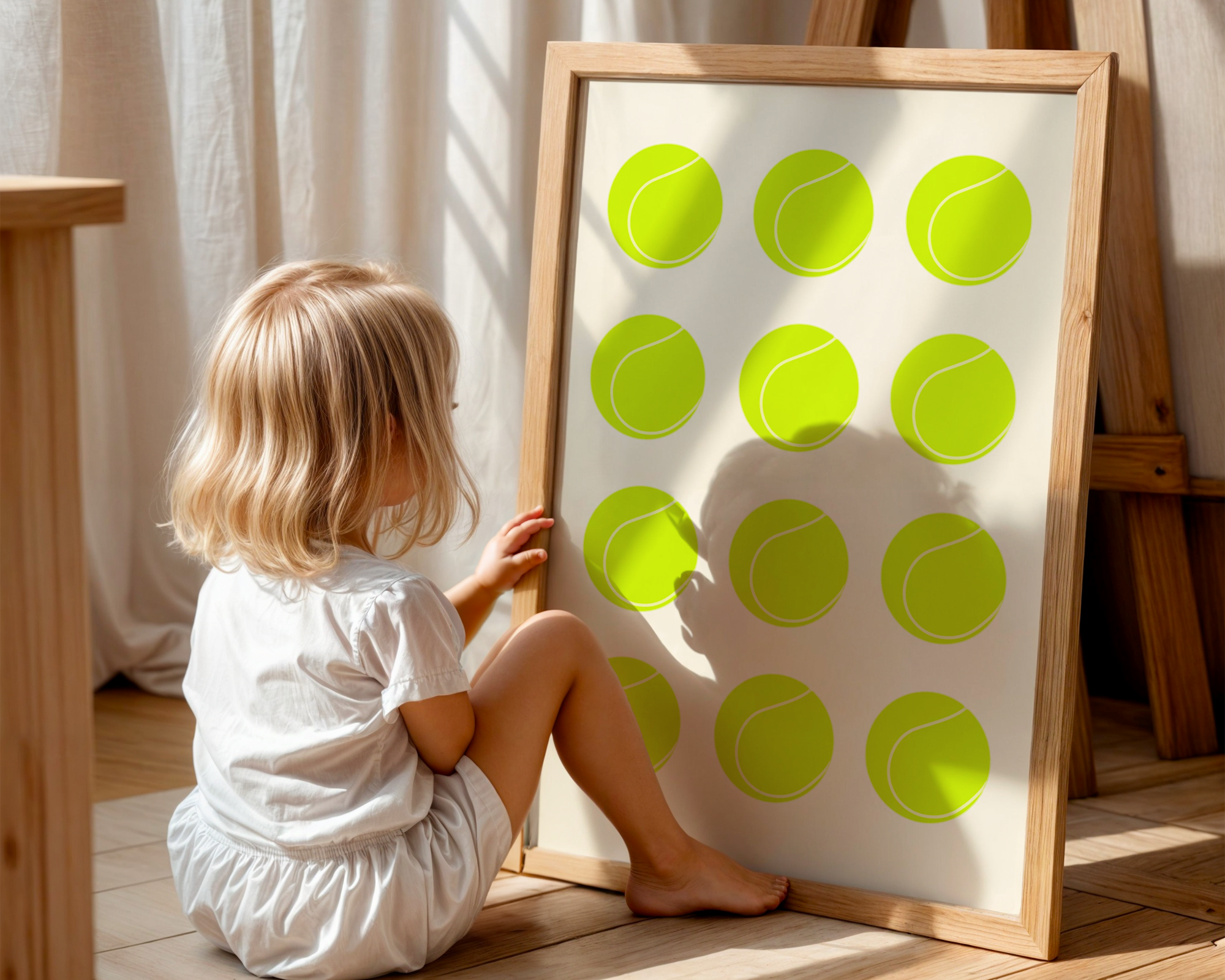 Green Tennis Balls Poster