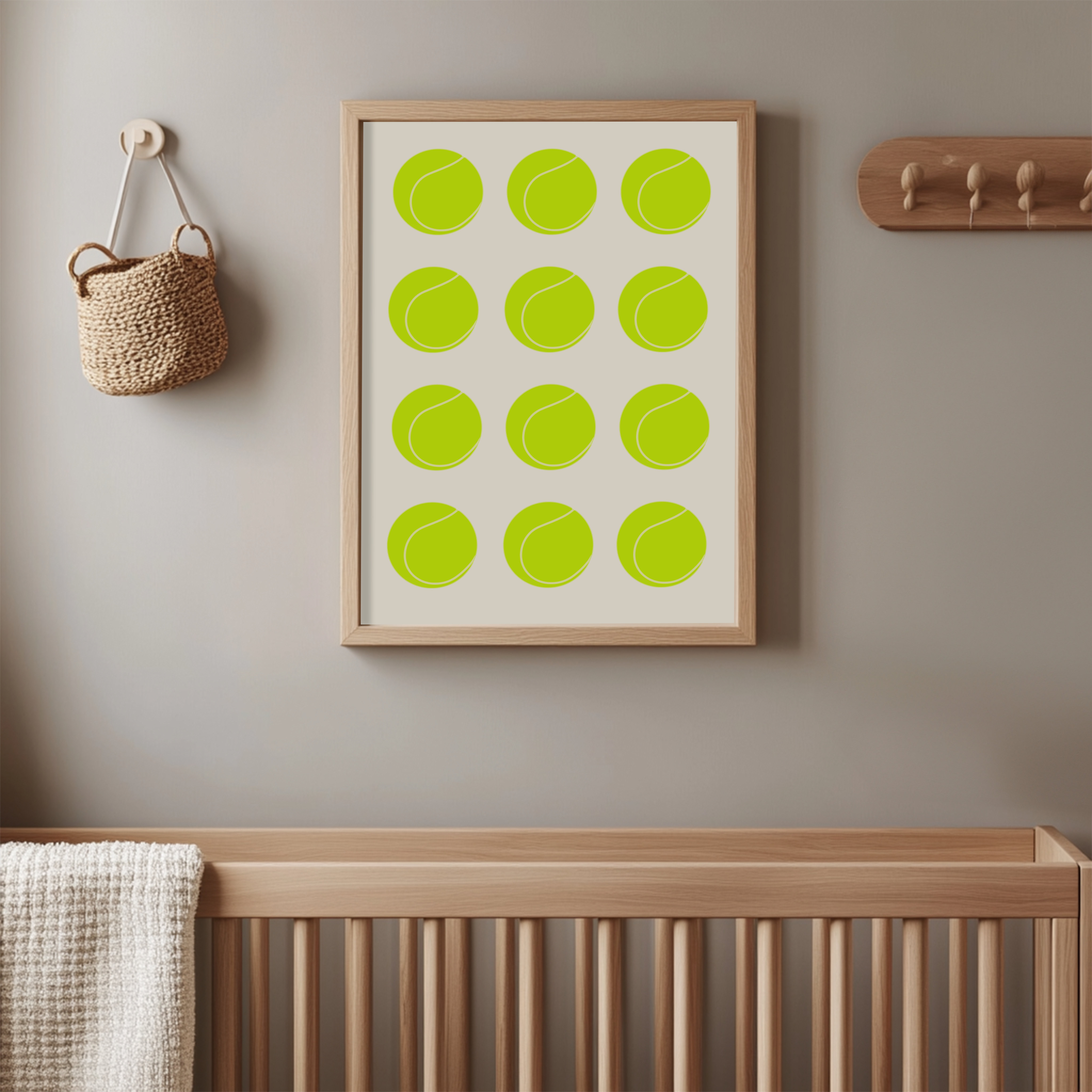 Green Tennis Balls Poster