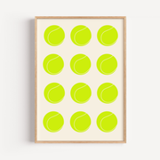 Green Tennis Balls Poster