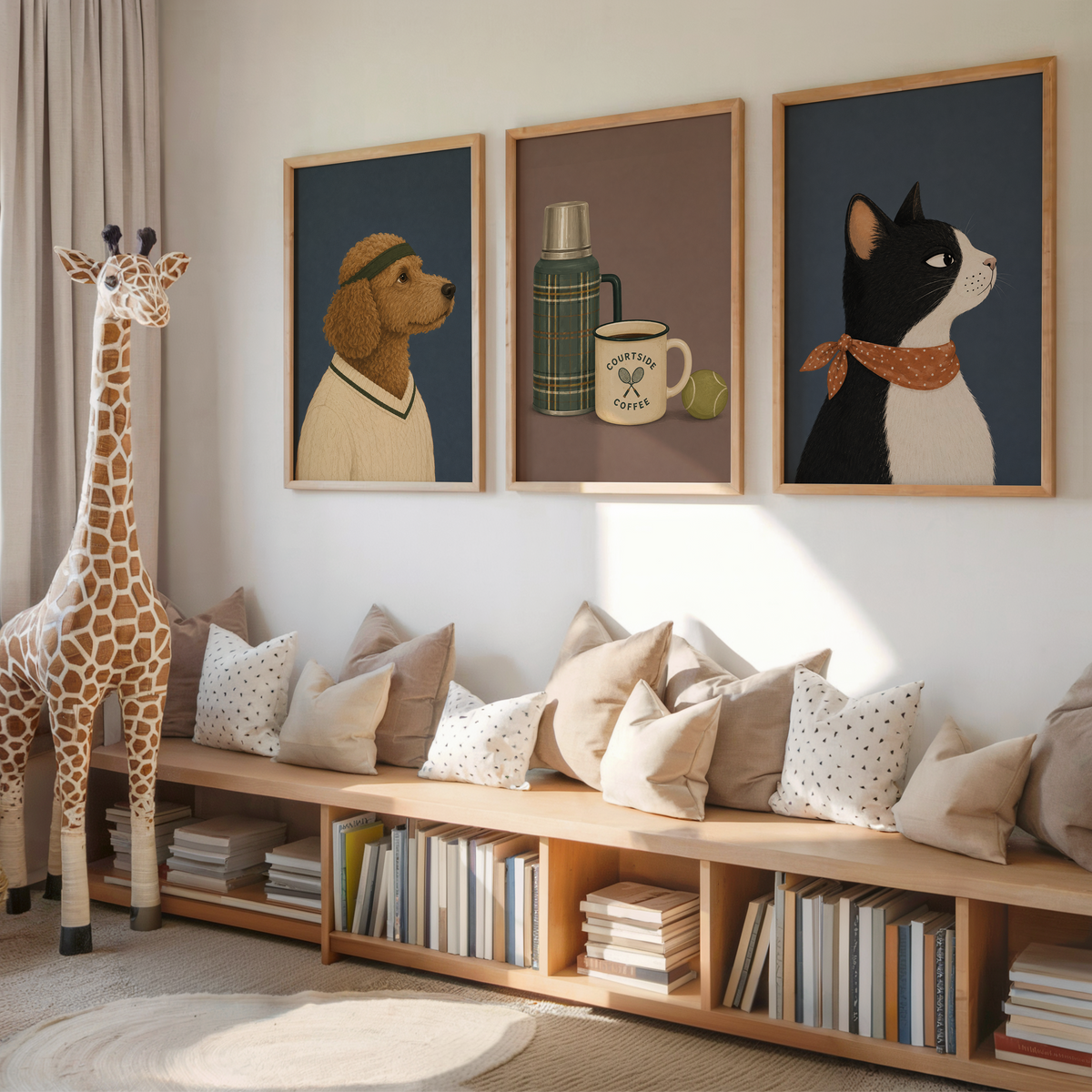 Poodle Wall Art Poster