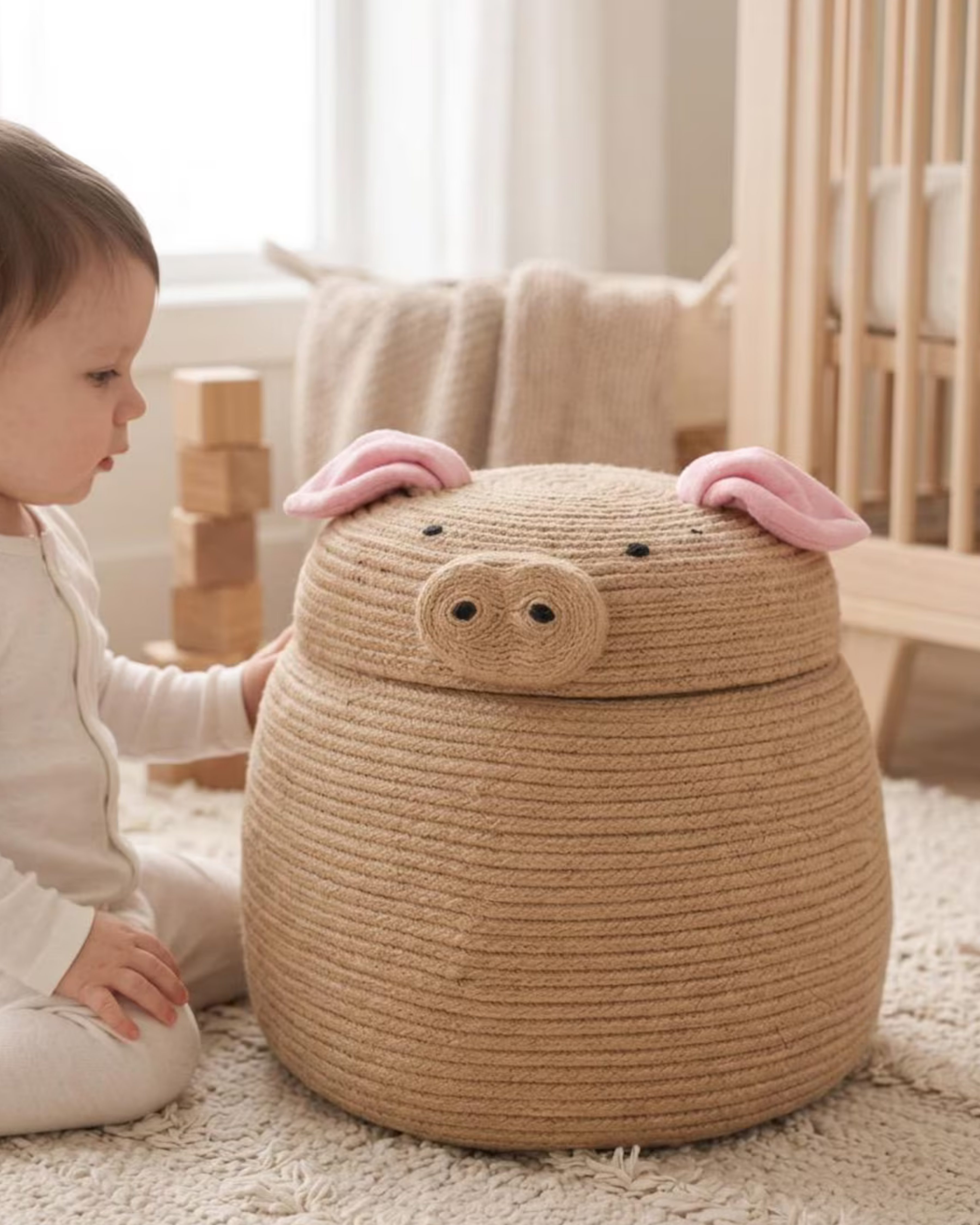 Penny the Pig – Storage Basket