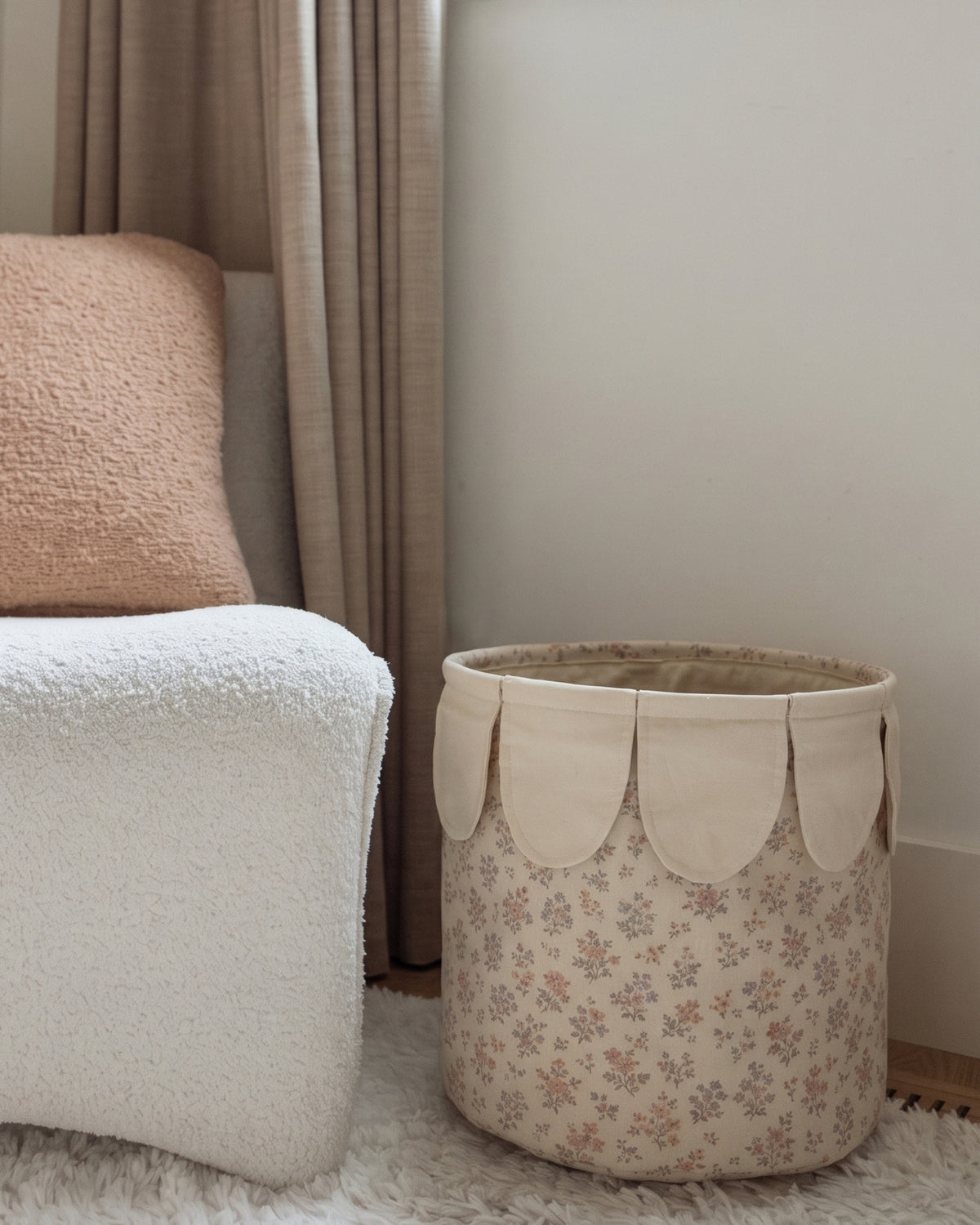 Meadow Floral Toy Basket | Storage Bin