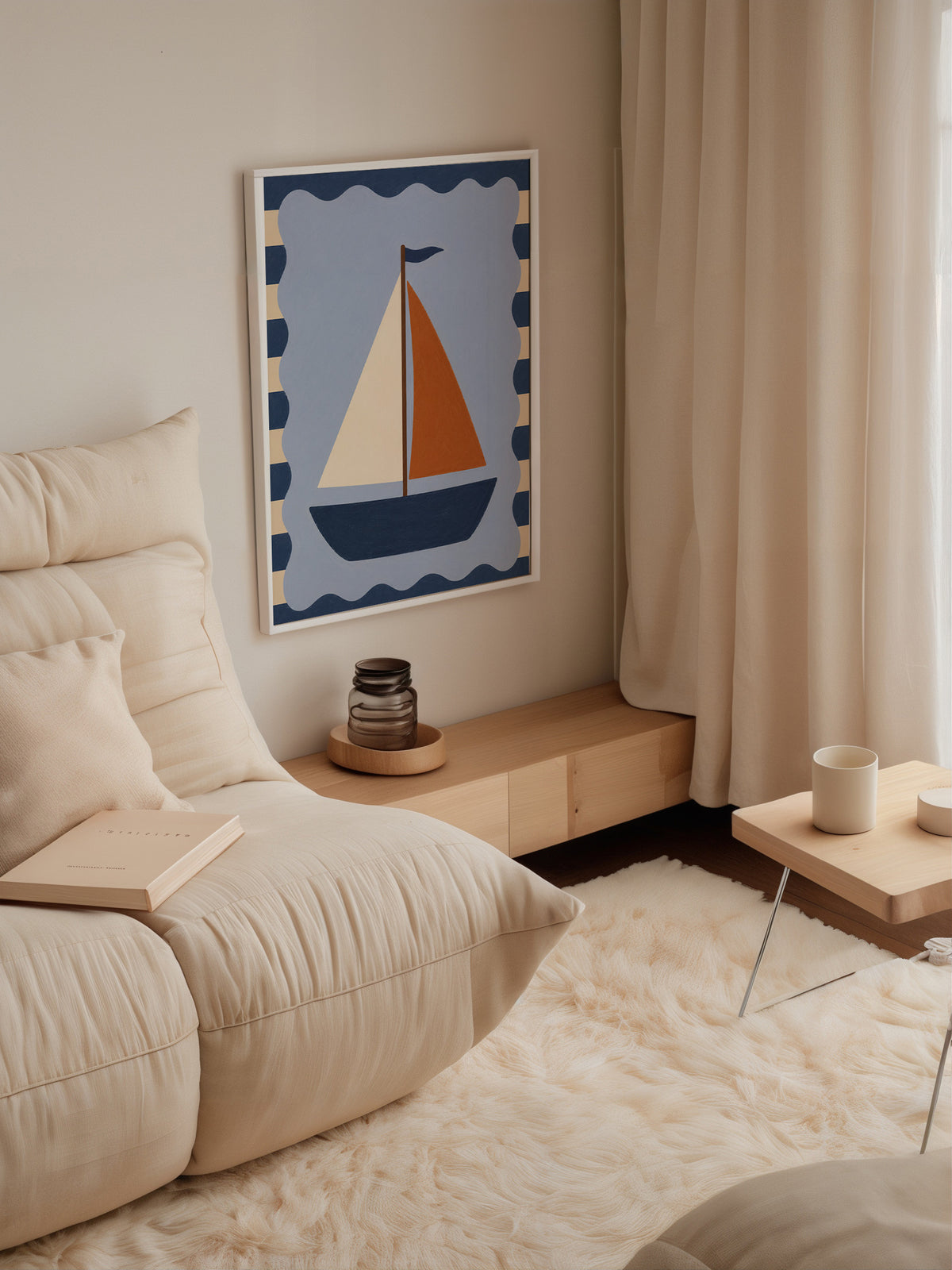 Sailboat Wall Art Poster