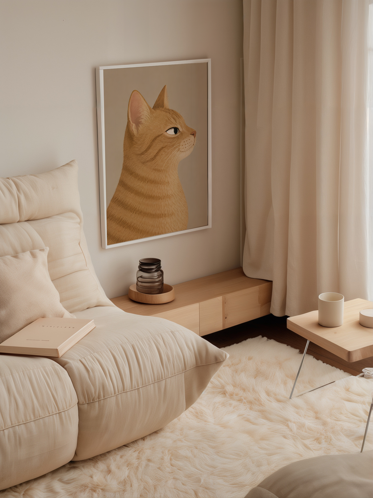 Cat Wall Art Poster