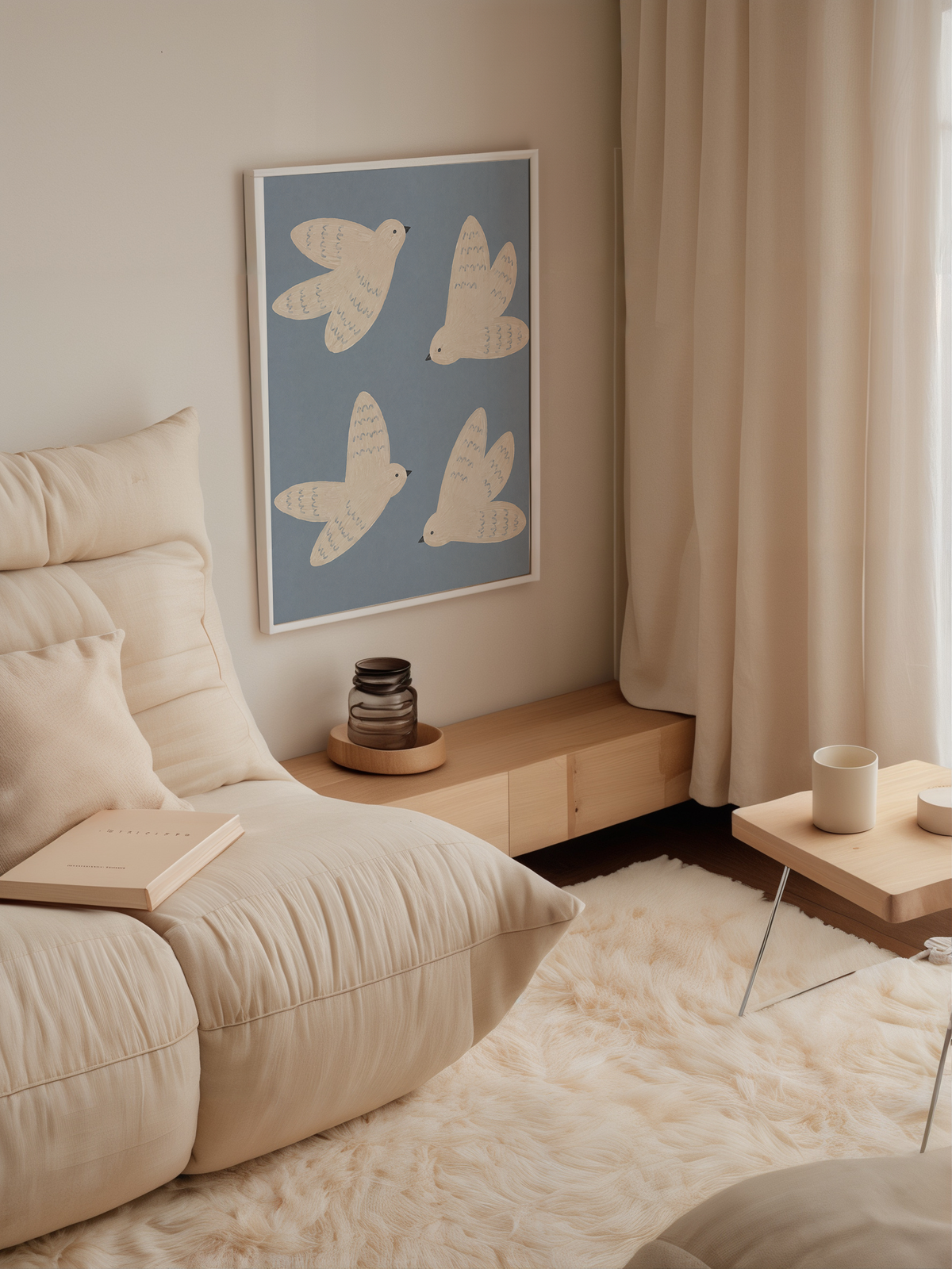 Flying Bird Wall Art Poster