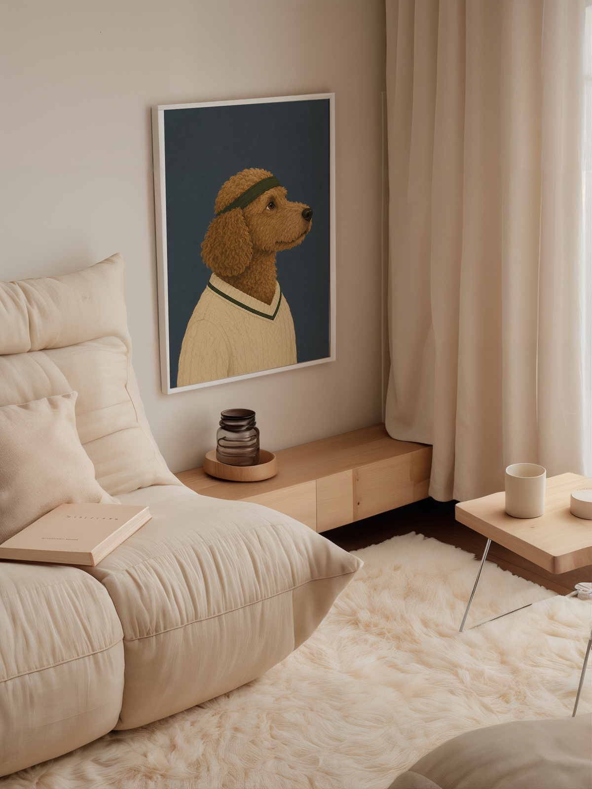Poodle Wall Art Poster