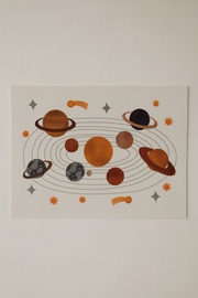 Solar System Canvas Wall Hanging