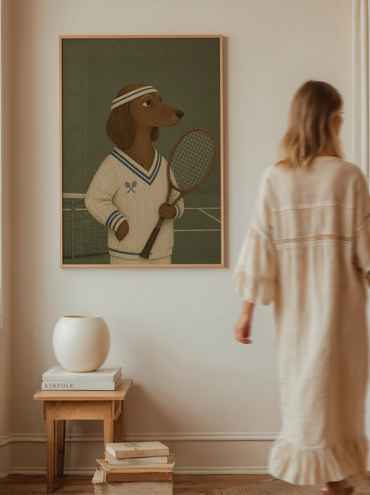 Tennis Goose Wall Art Poster
