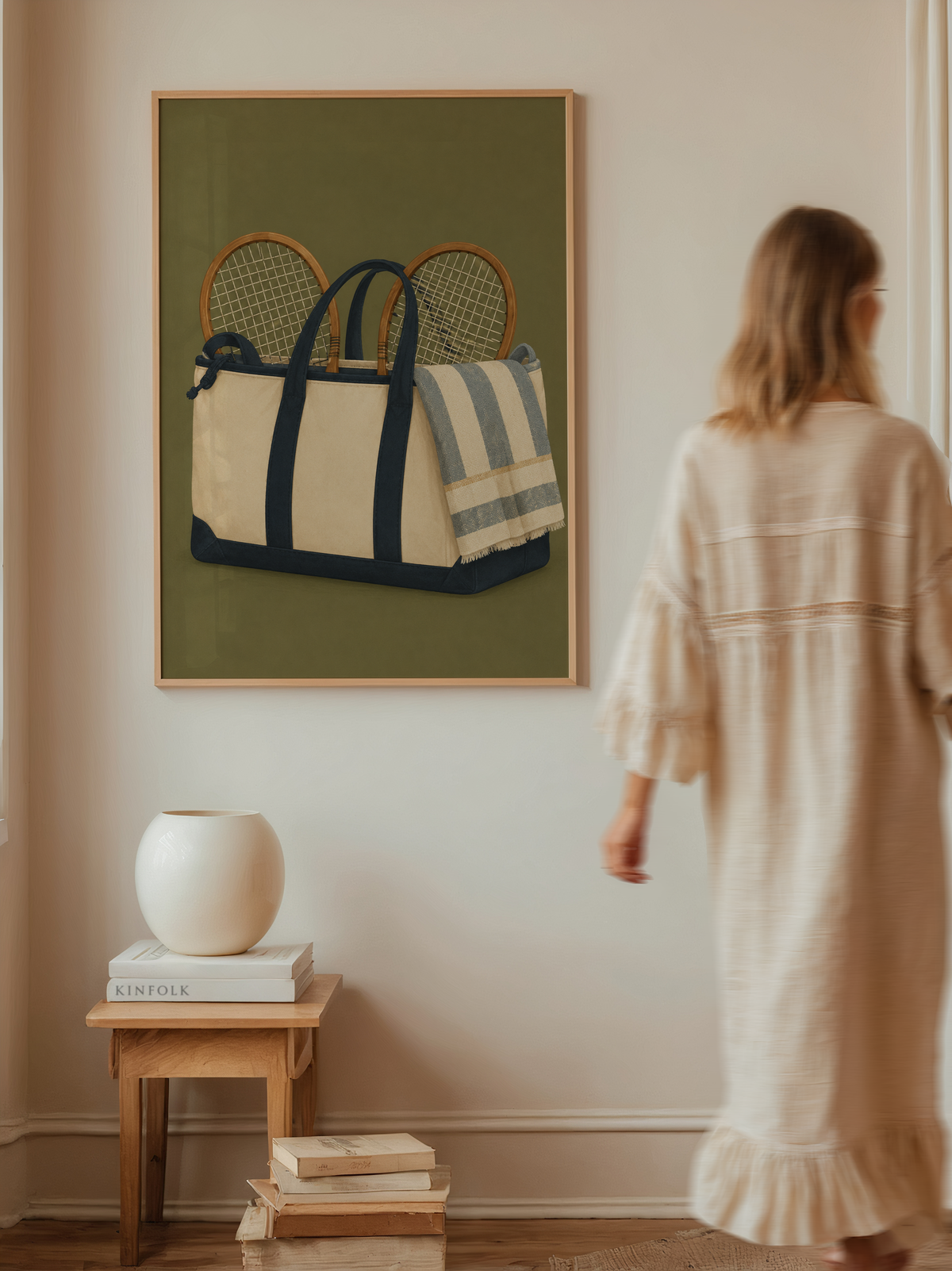 Tennis Bag Wall Art Poster