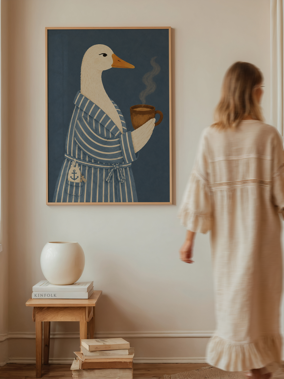 Cozy Goose Wall Art Poster