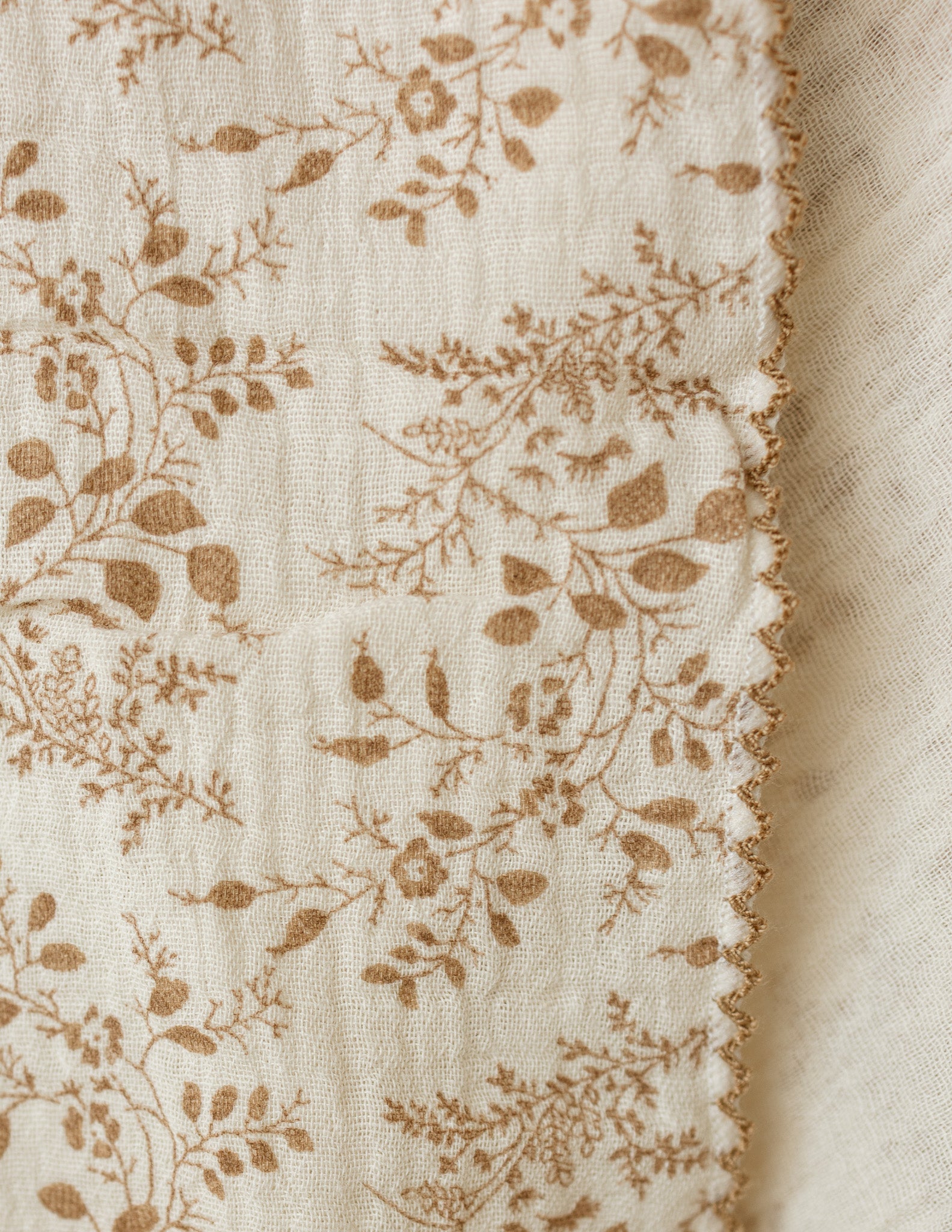 Double-Layer Cotton Muslin Swaddle Blanket – Vintage Floral