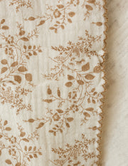 Double-Layer Cotton Muslin Swaddle Blanket – Vintage Floral