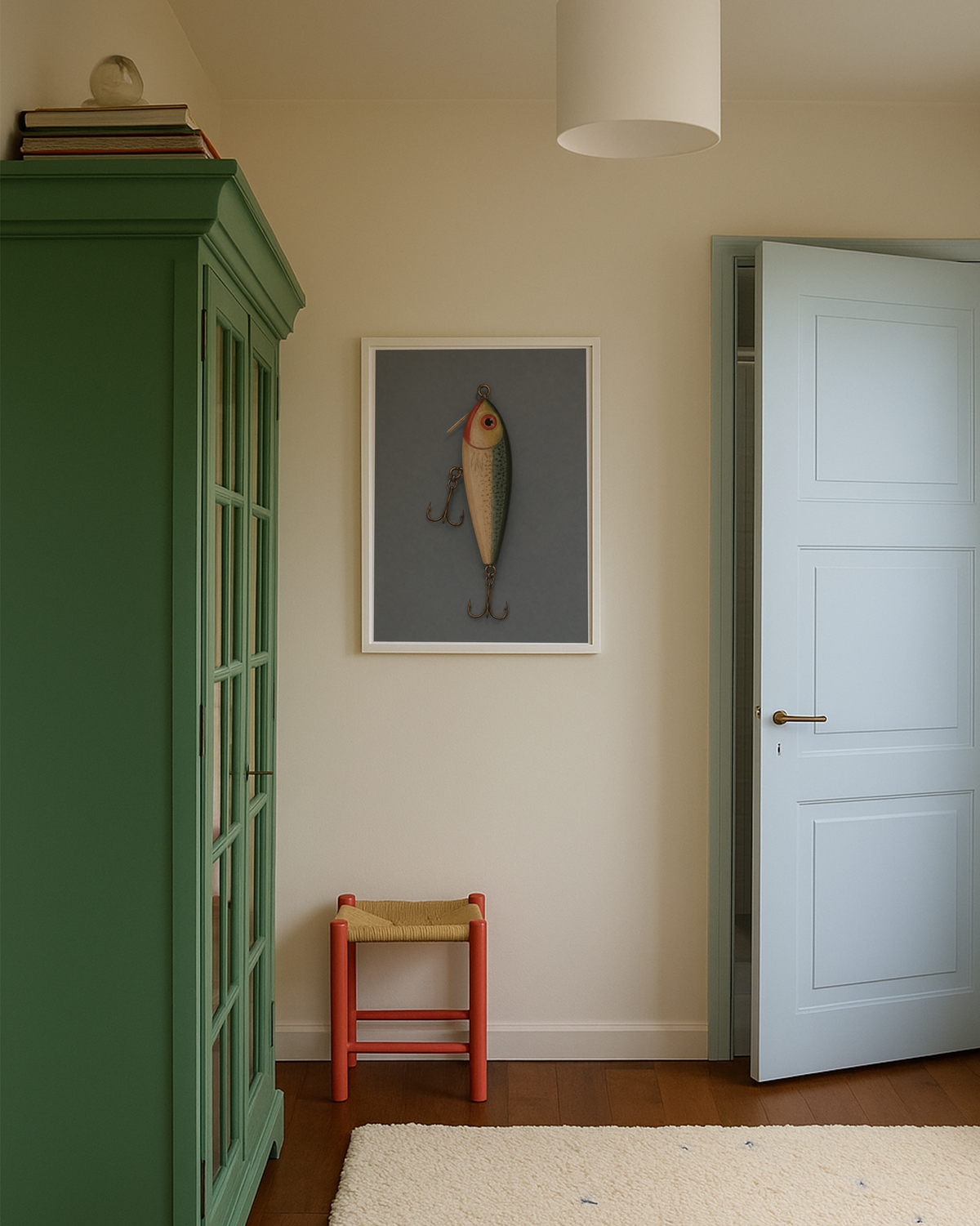 Vintage Fishing Lure Wall Art Poster