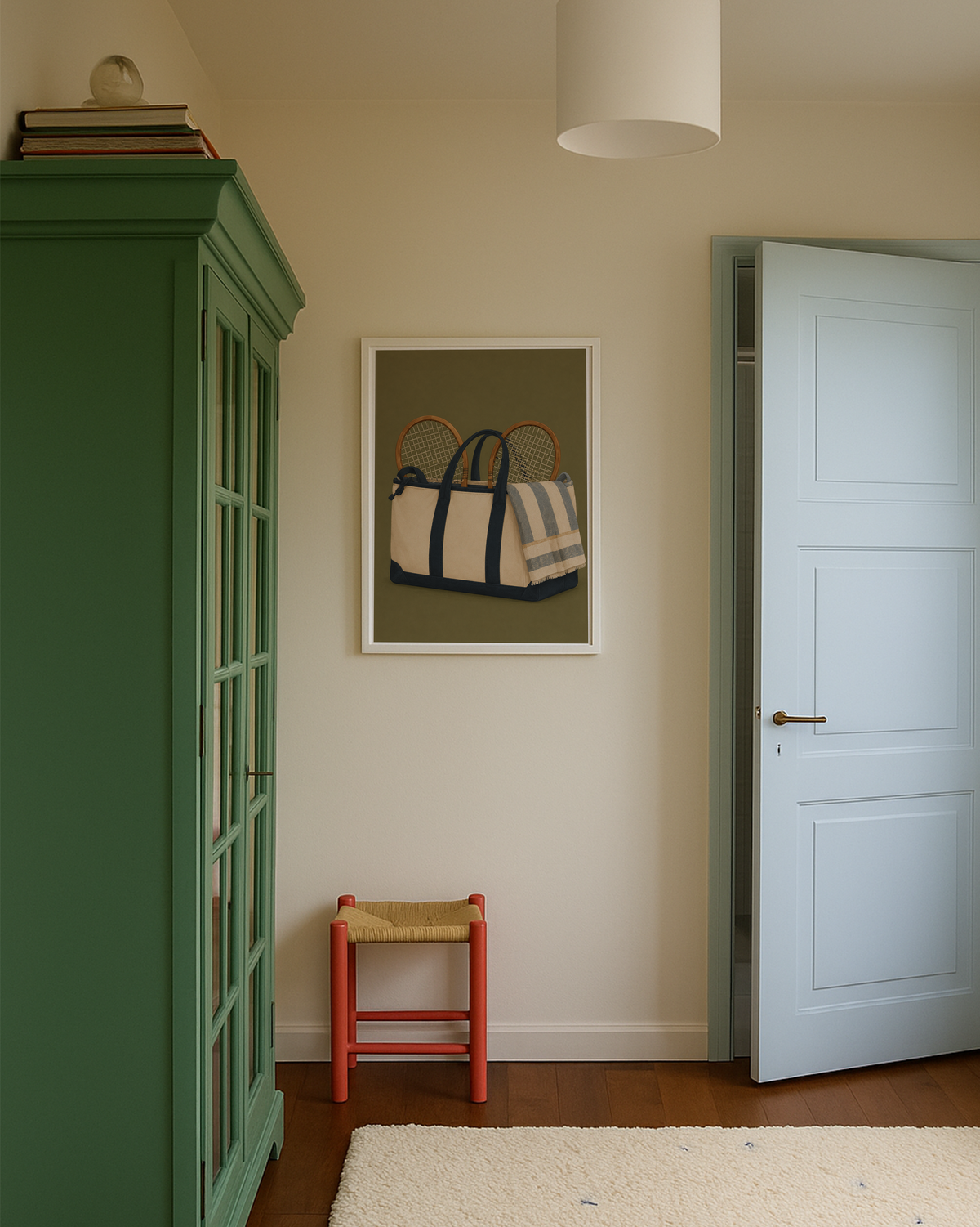 Tennis Bag Wall Art Poster