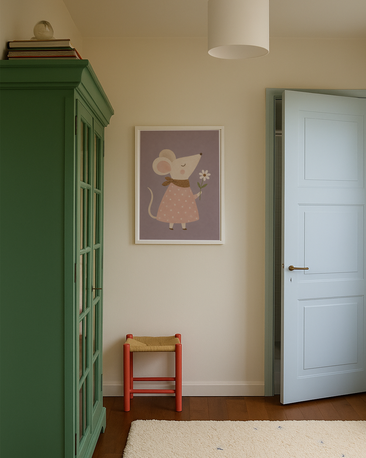 Mouse Daisy Wall Art Poster