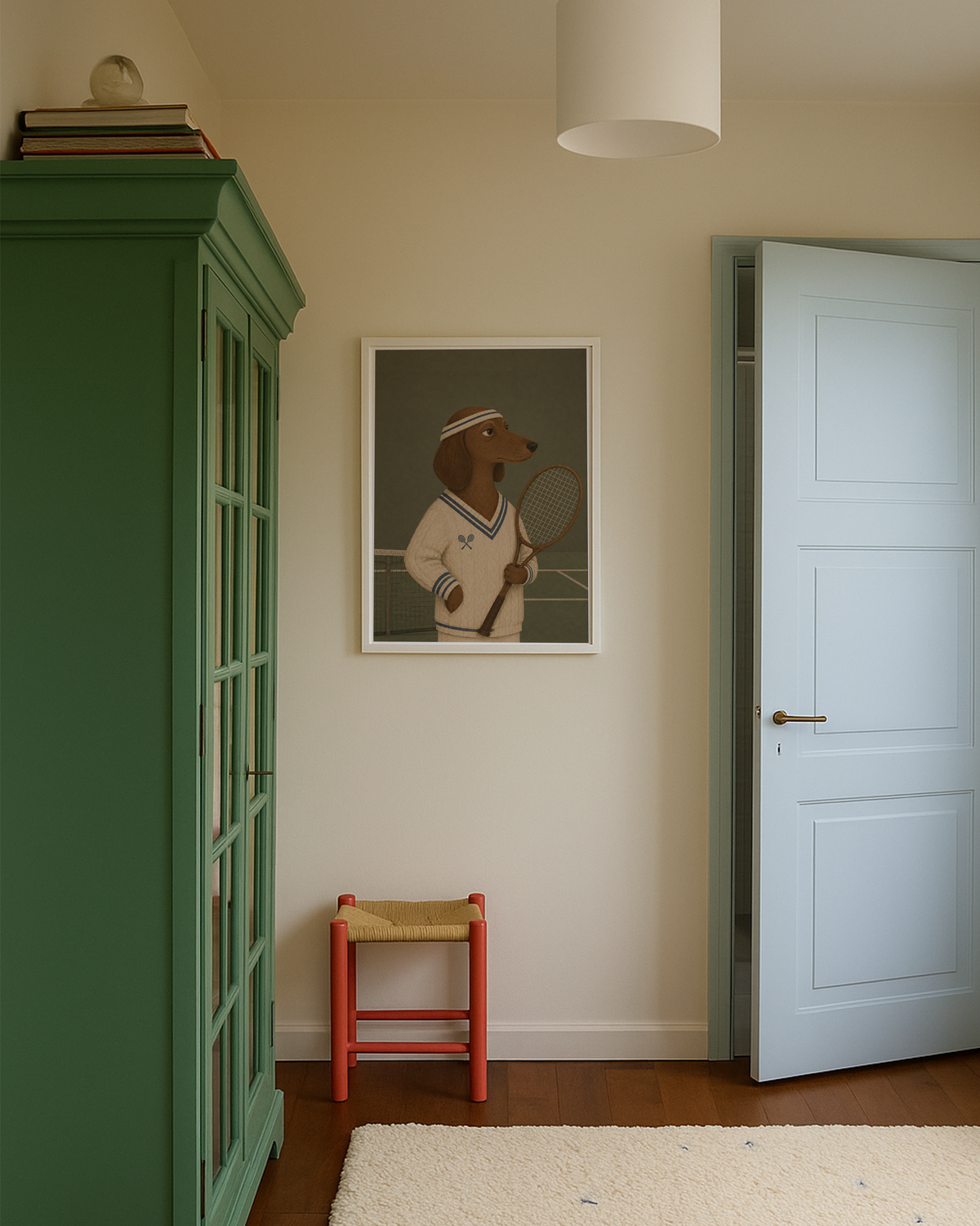 Tennis Goose Wall Art Poster