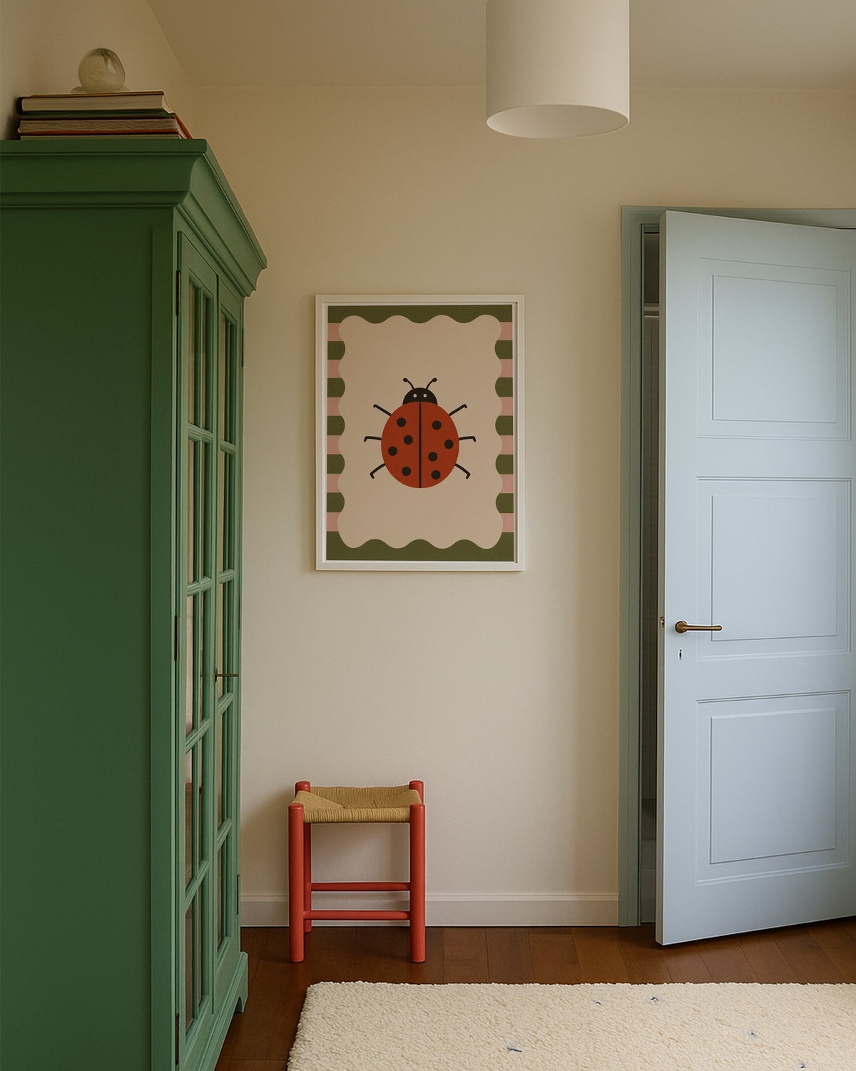 Ladybug Wall Art Poster