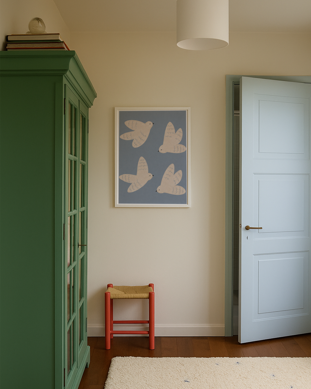Flying Bird Wall Art Poster