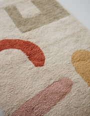 Abstract Shapes Tufted Bath Mat