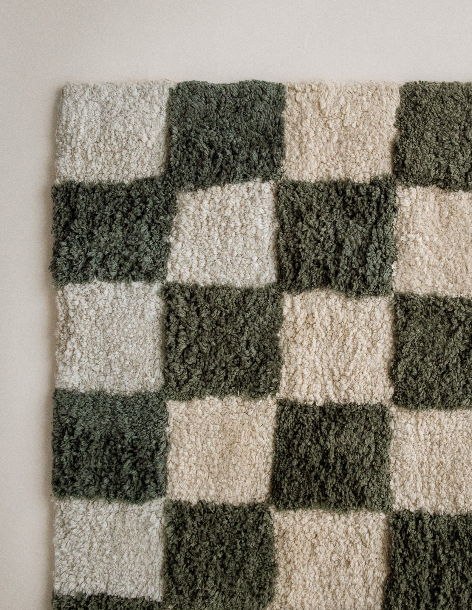 The Forest Check Bath Mat