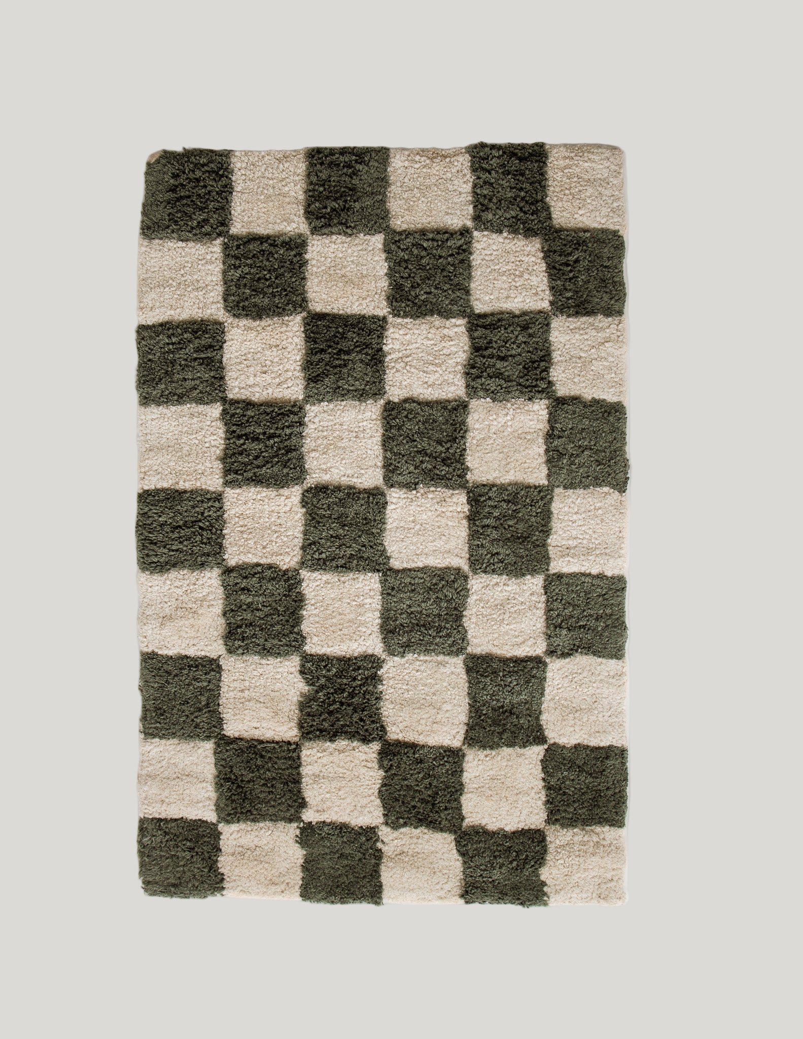 The Forest Check Bath Mat