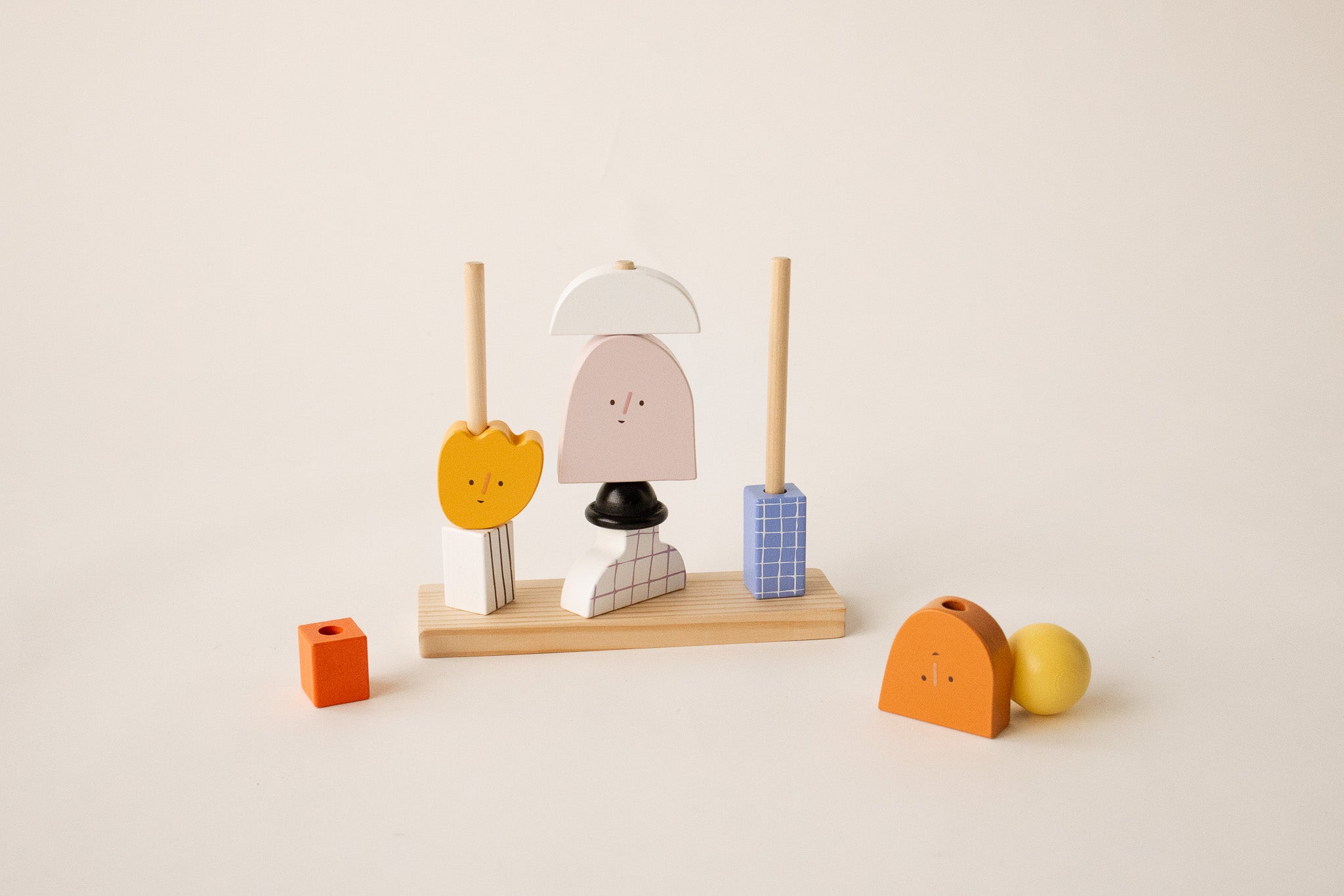 Friendly Faces Stacking Toy