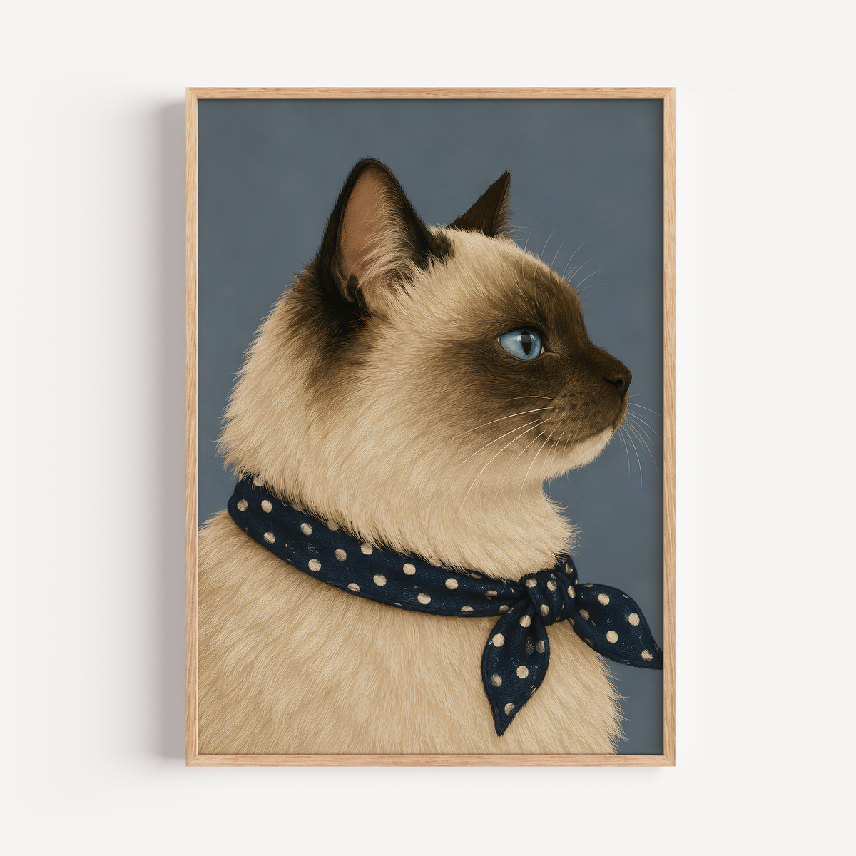 Siamese Cat Wall Art Poster
