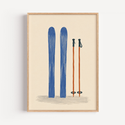 Ski Wall Art Poster