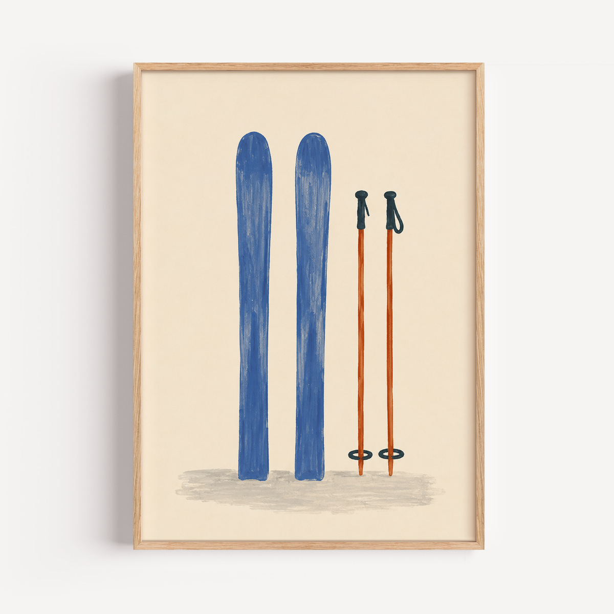 Ski Wall Art Poster